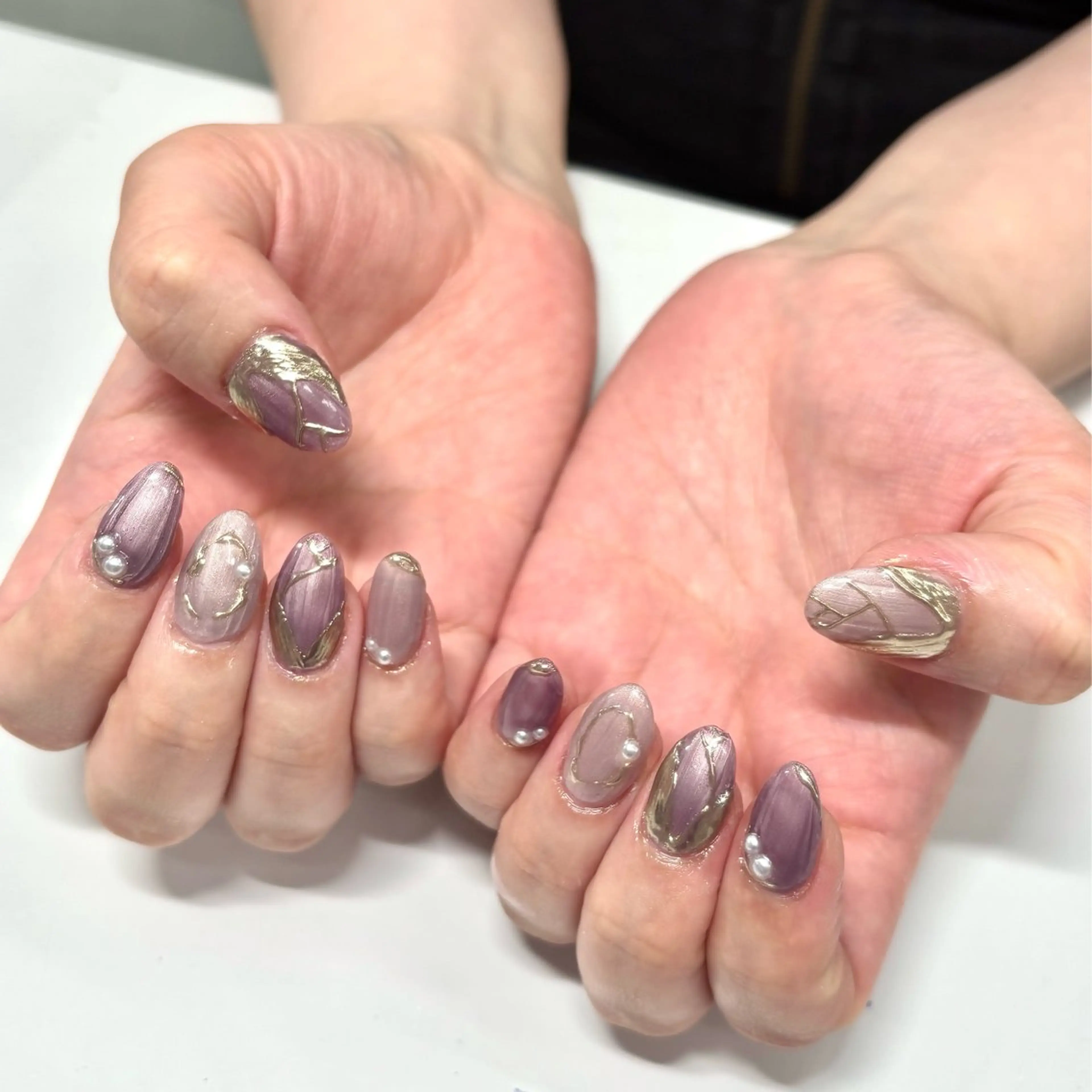 ネイル ニュアンスネイル ハンドネイル ☾WOL TOKYO shizukuのネイルデザイン