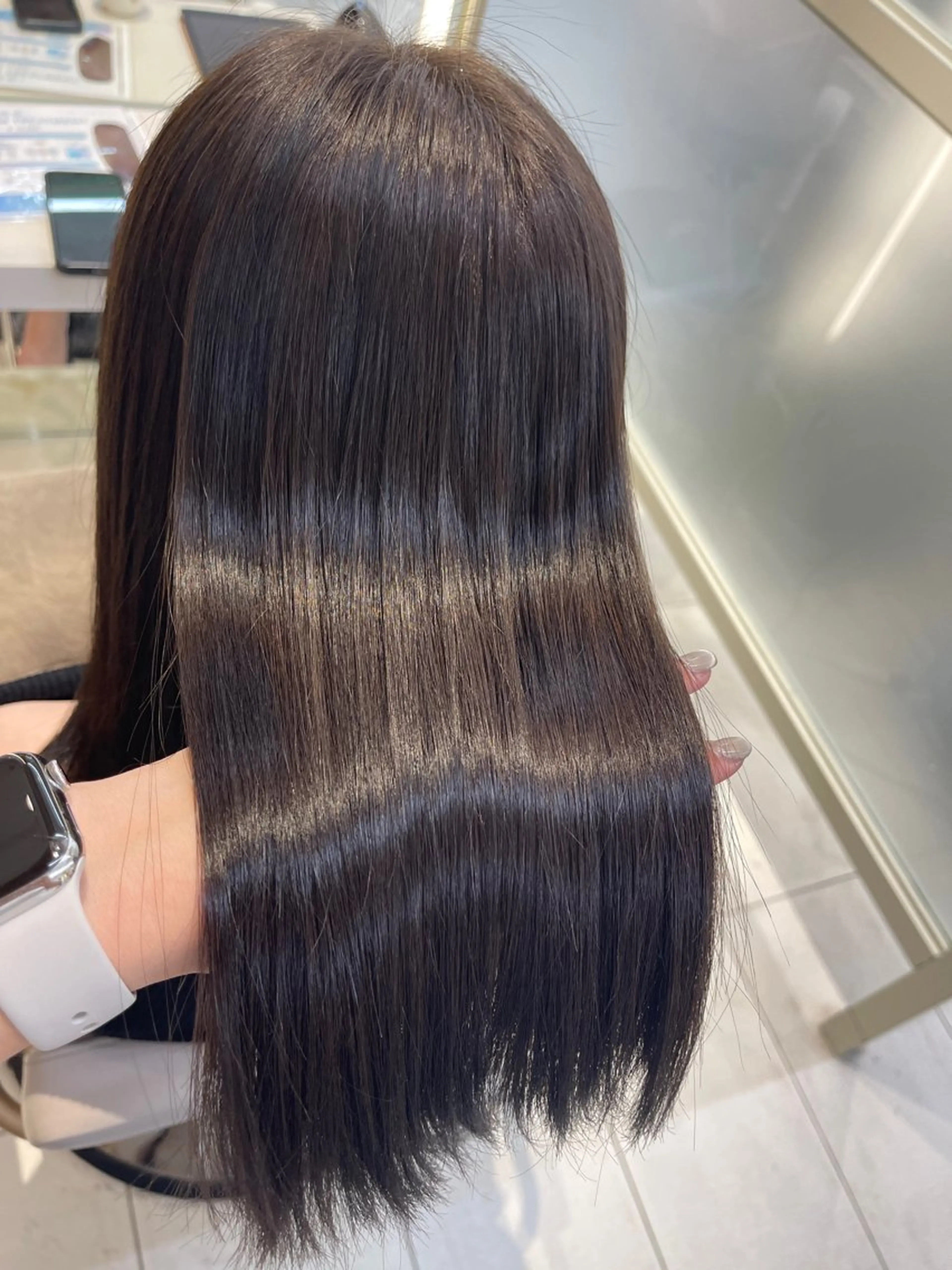 ミディアム カラー Hina🤎ベージュ 、グレージュ🤎のヘアスタイル