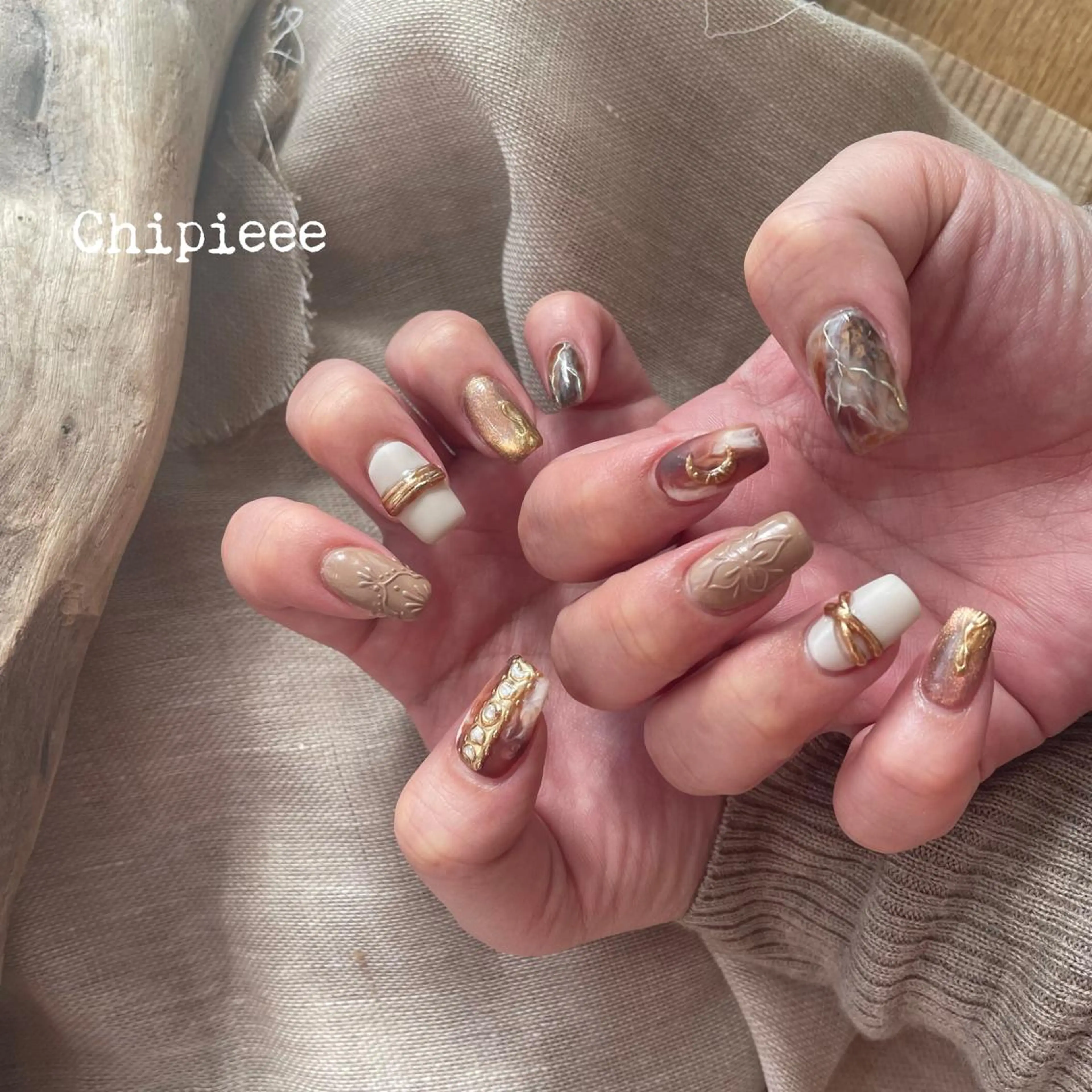 ネイル ハンドネイル revia所属・ERI Nailistのネイルデザイン