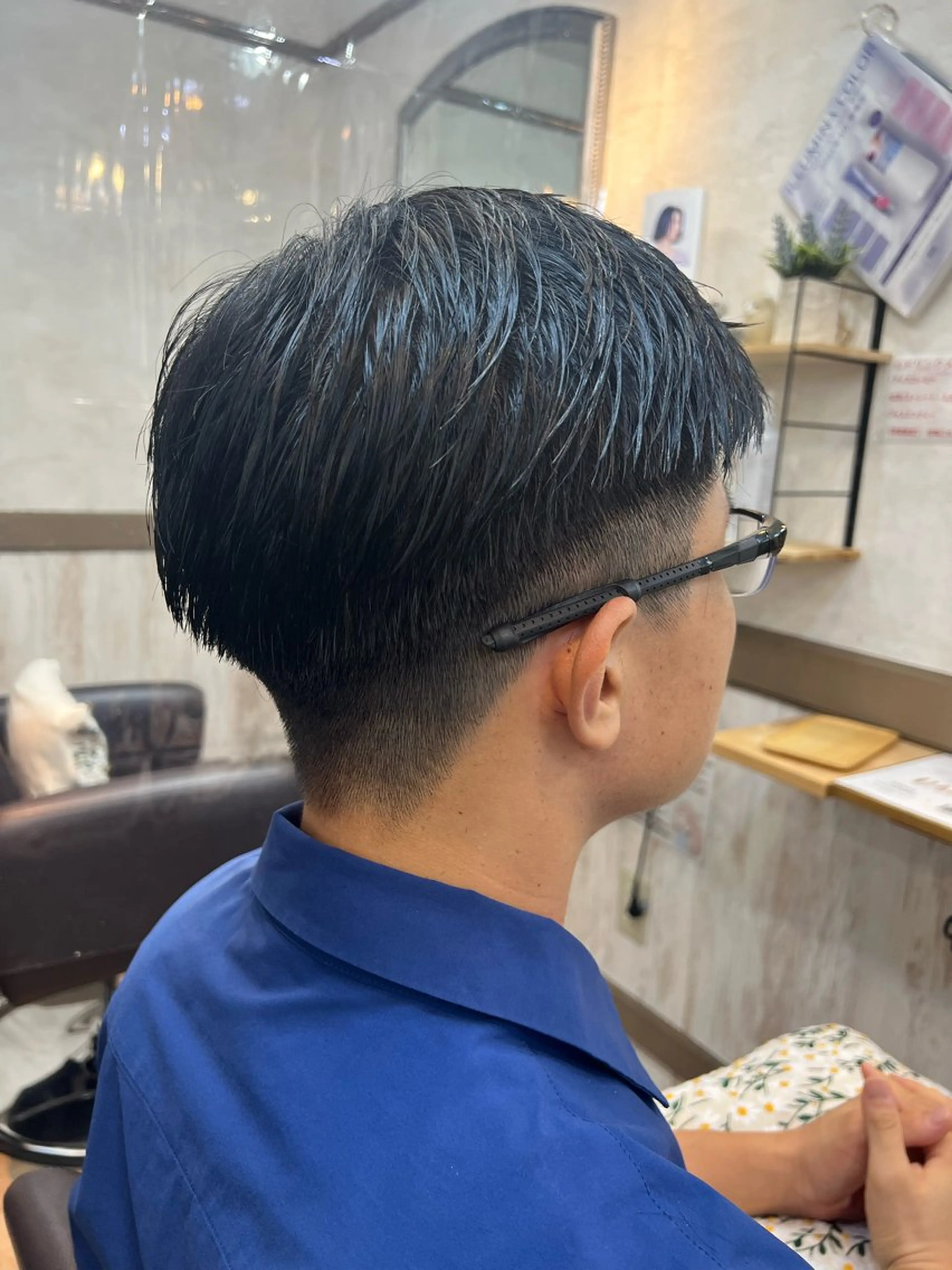 メンズ 七三 メンズベリーショート Hair Resort Garden 船橋法典店 by Toronto所属・🌟 ゆうた🌟のヘアスタイル