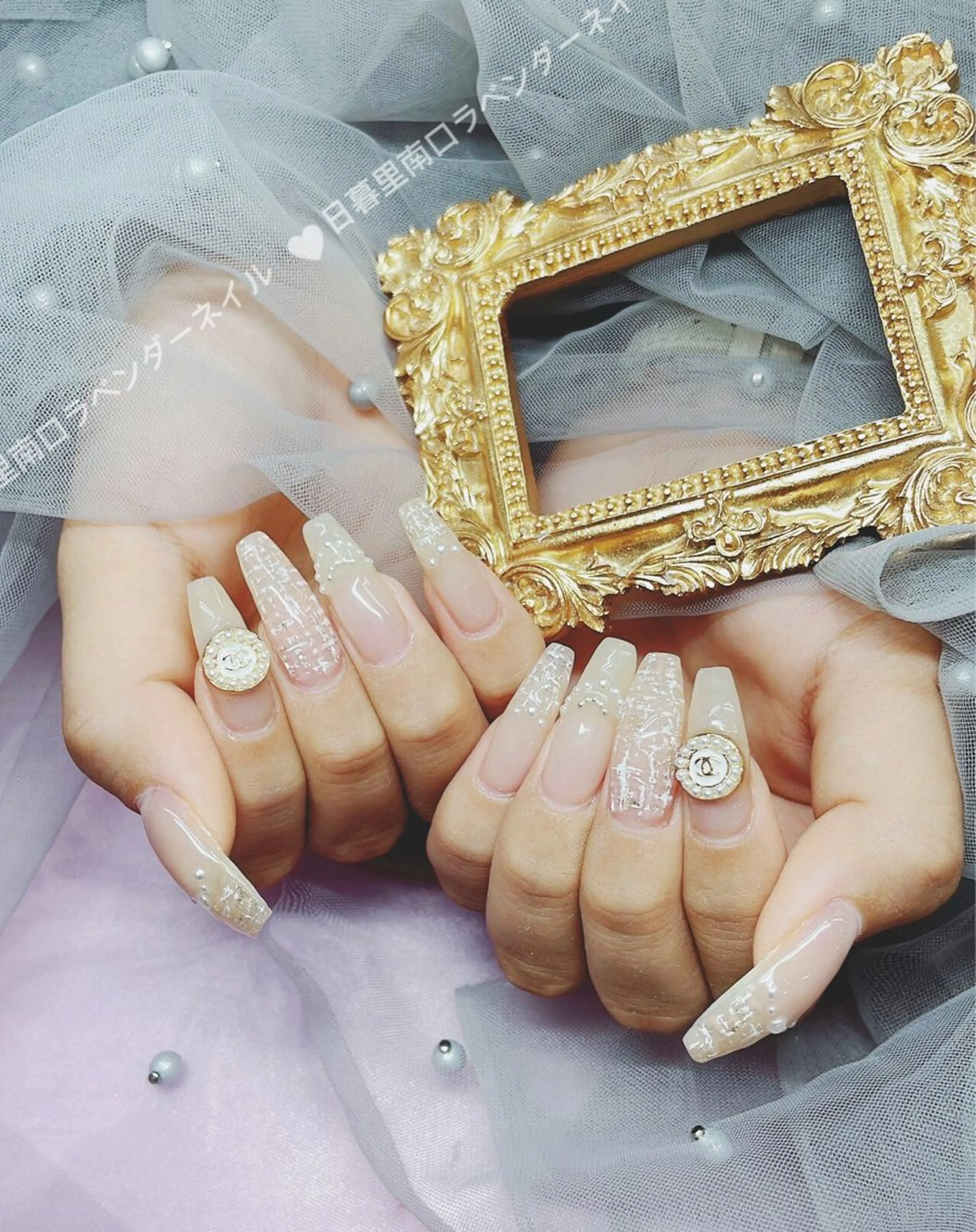 ネイル ラベンダー💖日暮里 ルル💖ネイルのネイルデザイン