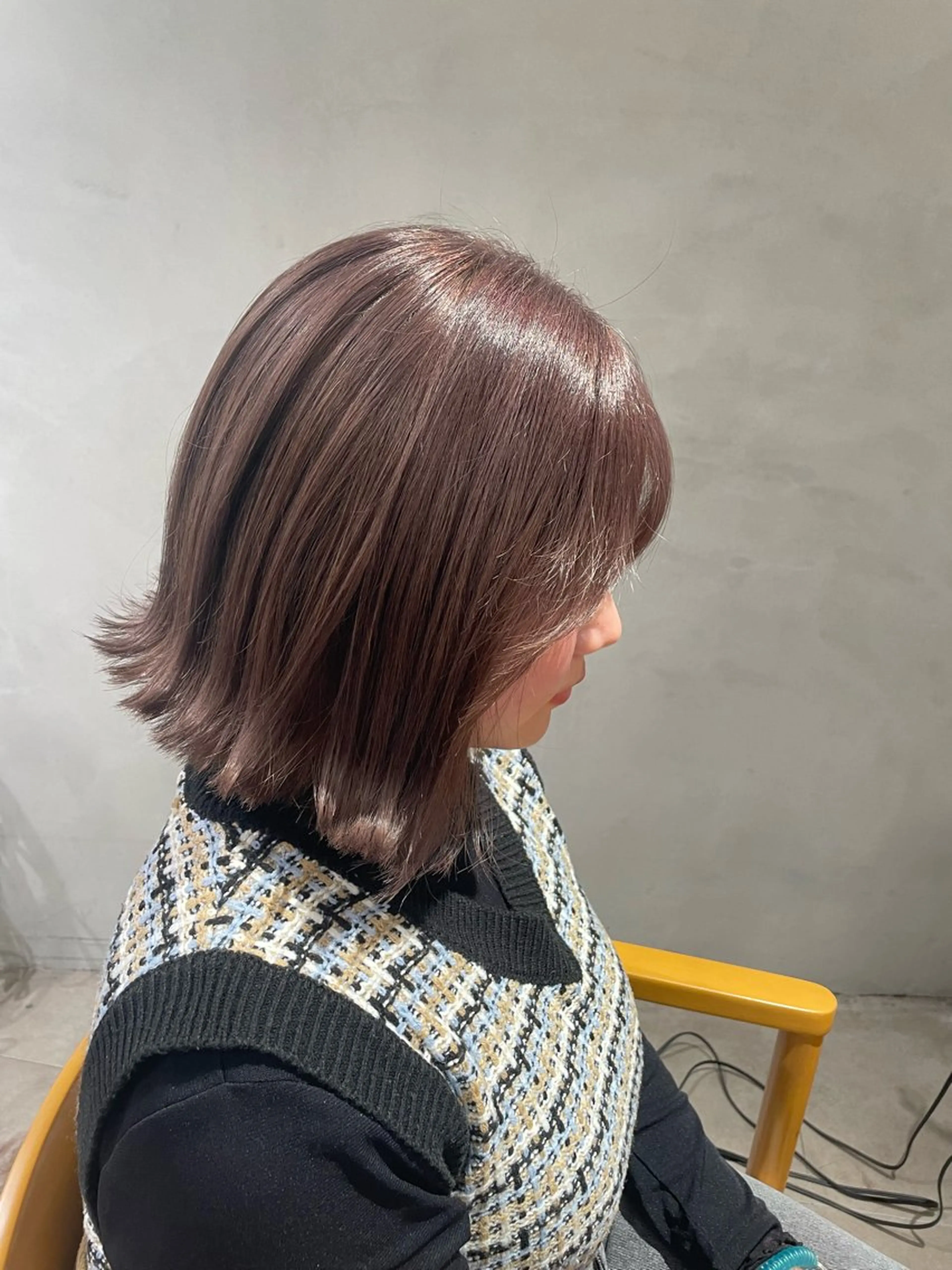ミディアム ヘアカラー トリートメント 美髪と似合わせのサロンenn(エン)所属・enn天王寺藤本 大輝のヘアスタイル