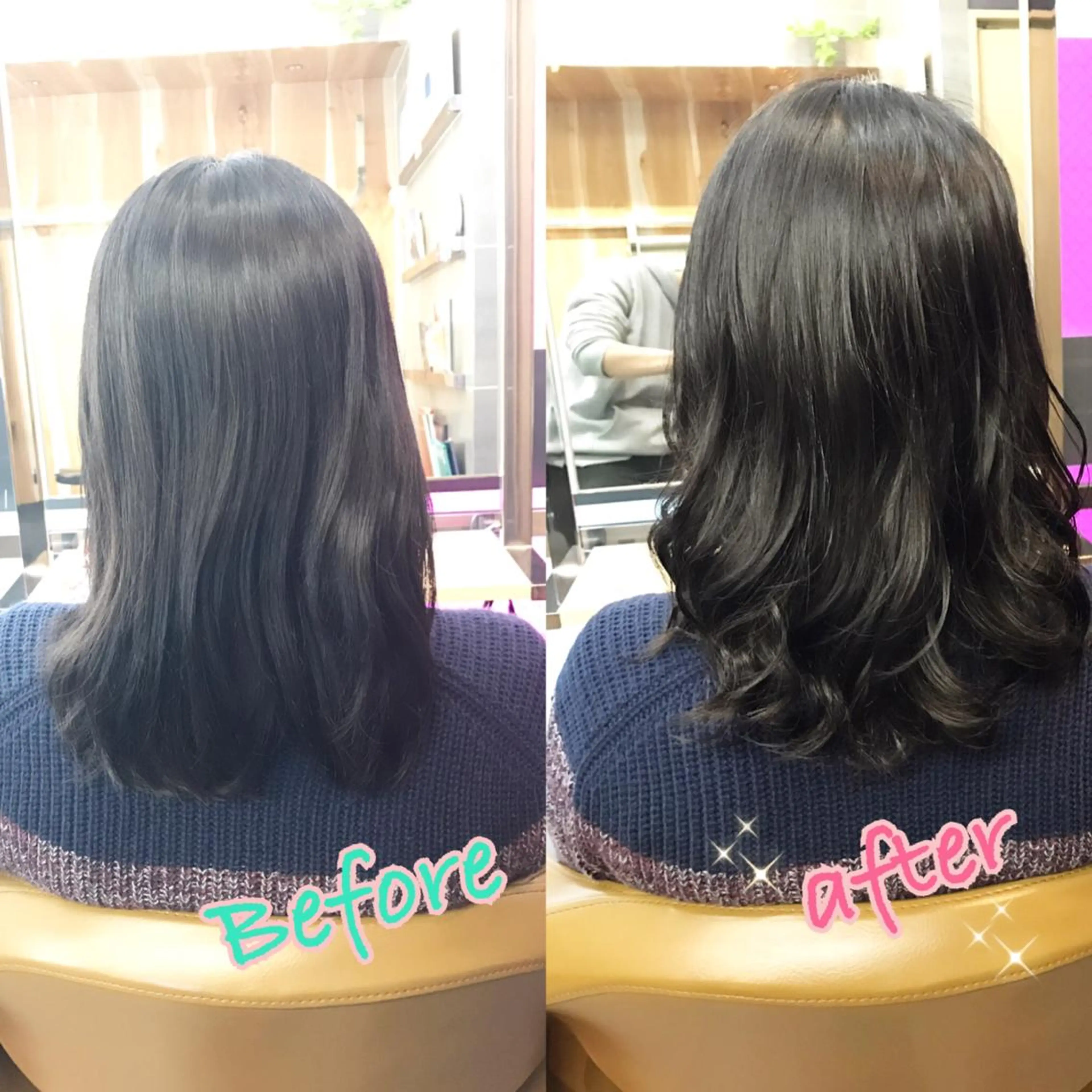ミディアム パーマ ミディアムパーマ デジタルパーマ 上田 正輝のヘアスタイル