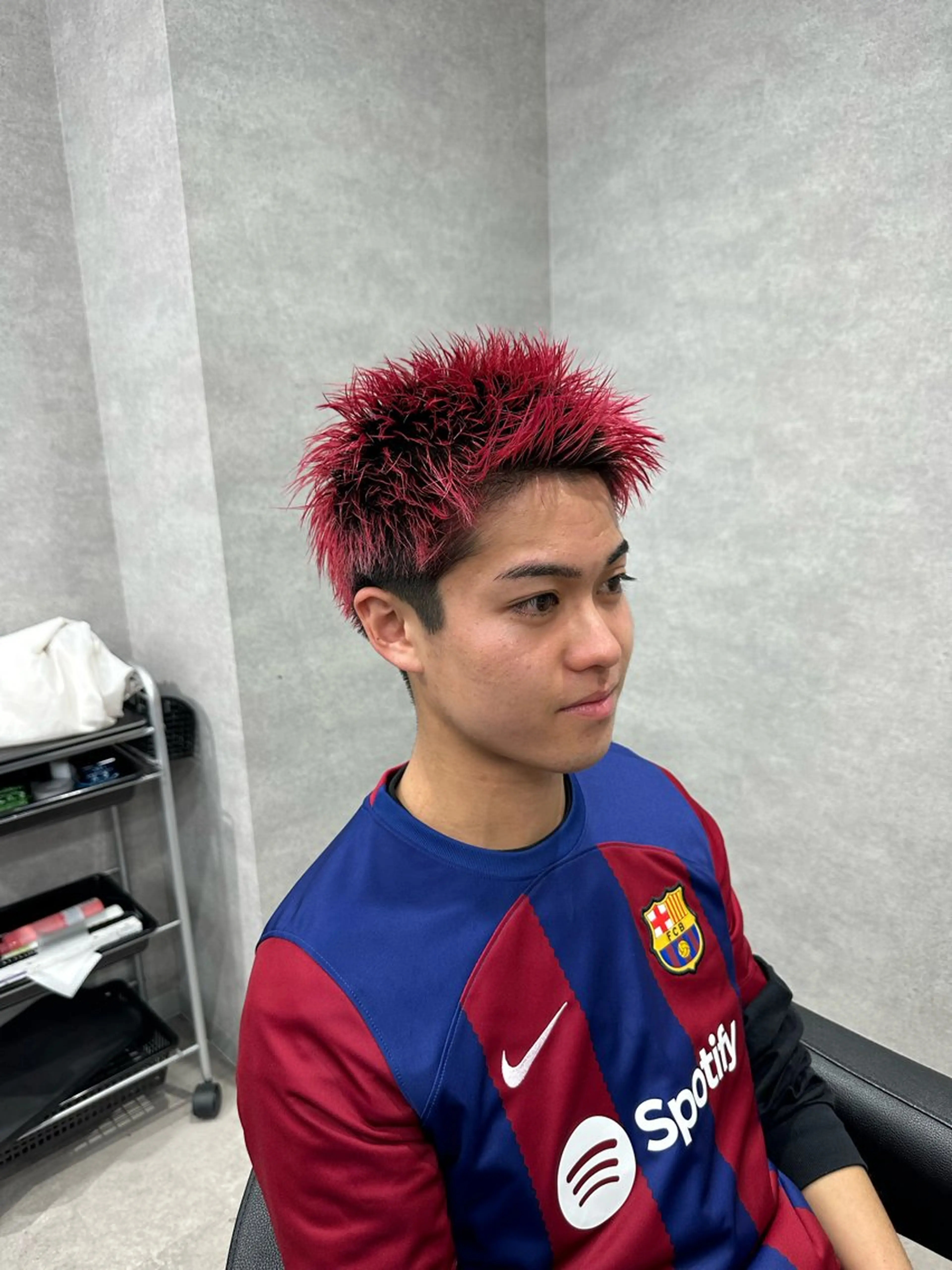 ショート カラー メンズ ショートヘア カット ヘアカラー 垢抜けハイトーン☀/ 笑顔の美容師/しゅんのヘアスタイル