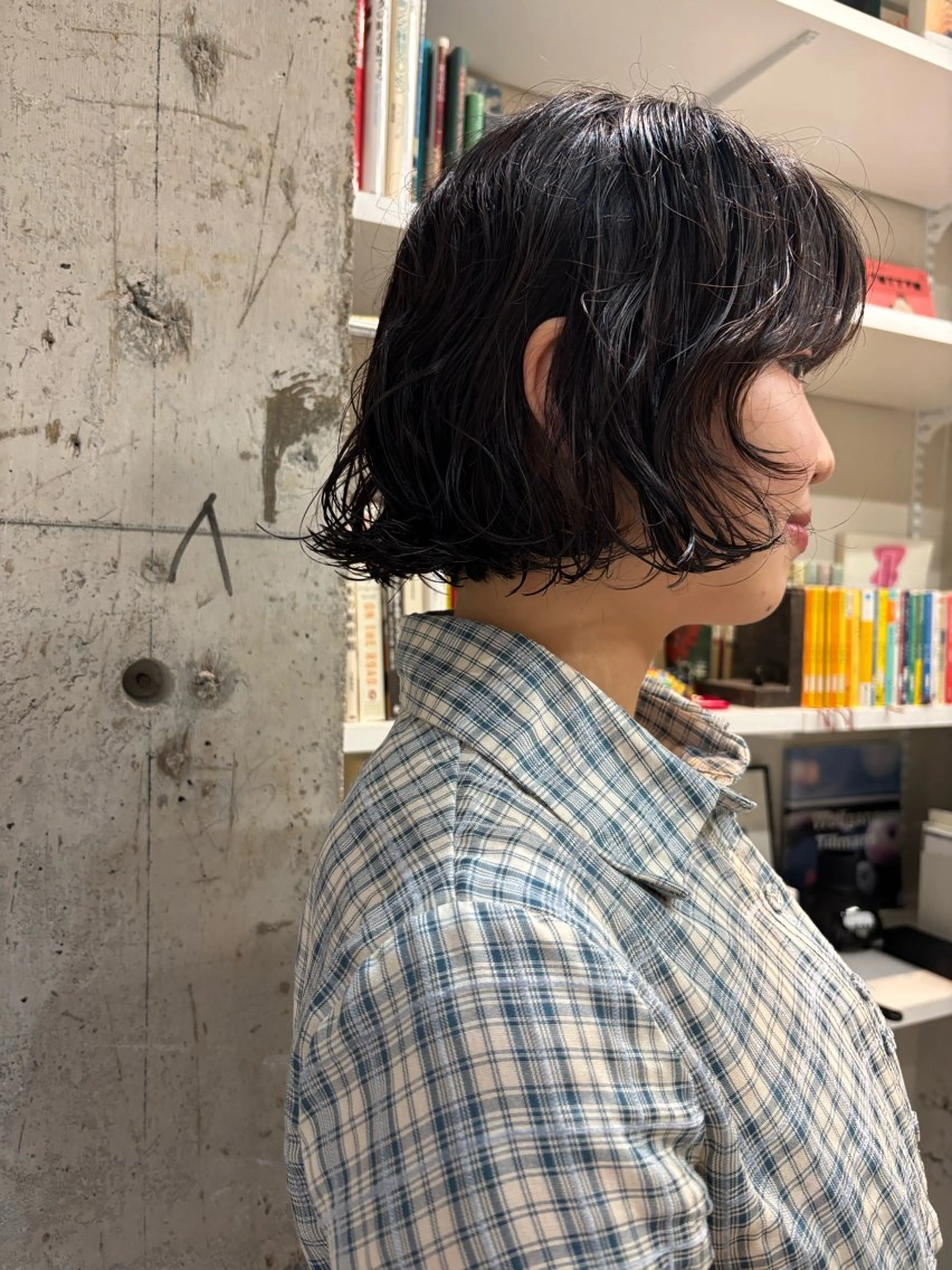 ショート パーマ カット パーマ naw所属・永田 愛莉のヘアスタイル