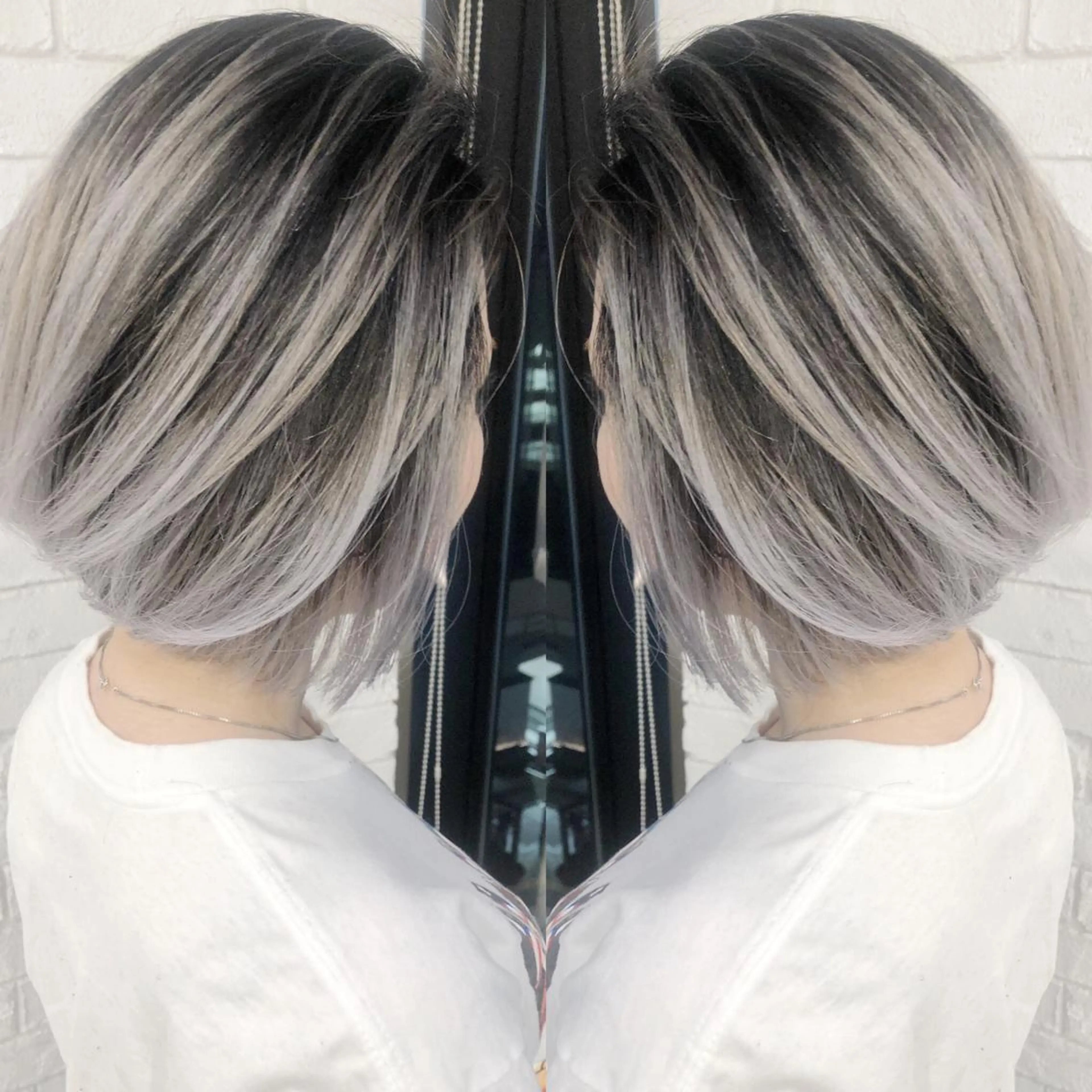 ショート カラー バレイヤージュ レイヤーカット OTAKU HAIR STUDIO所属・shin✨今月注目✨ スタイリスト（急募）のヘアスタイル