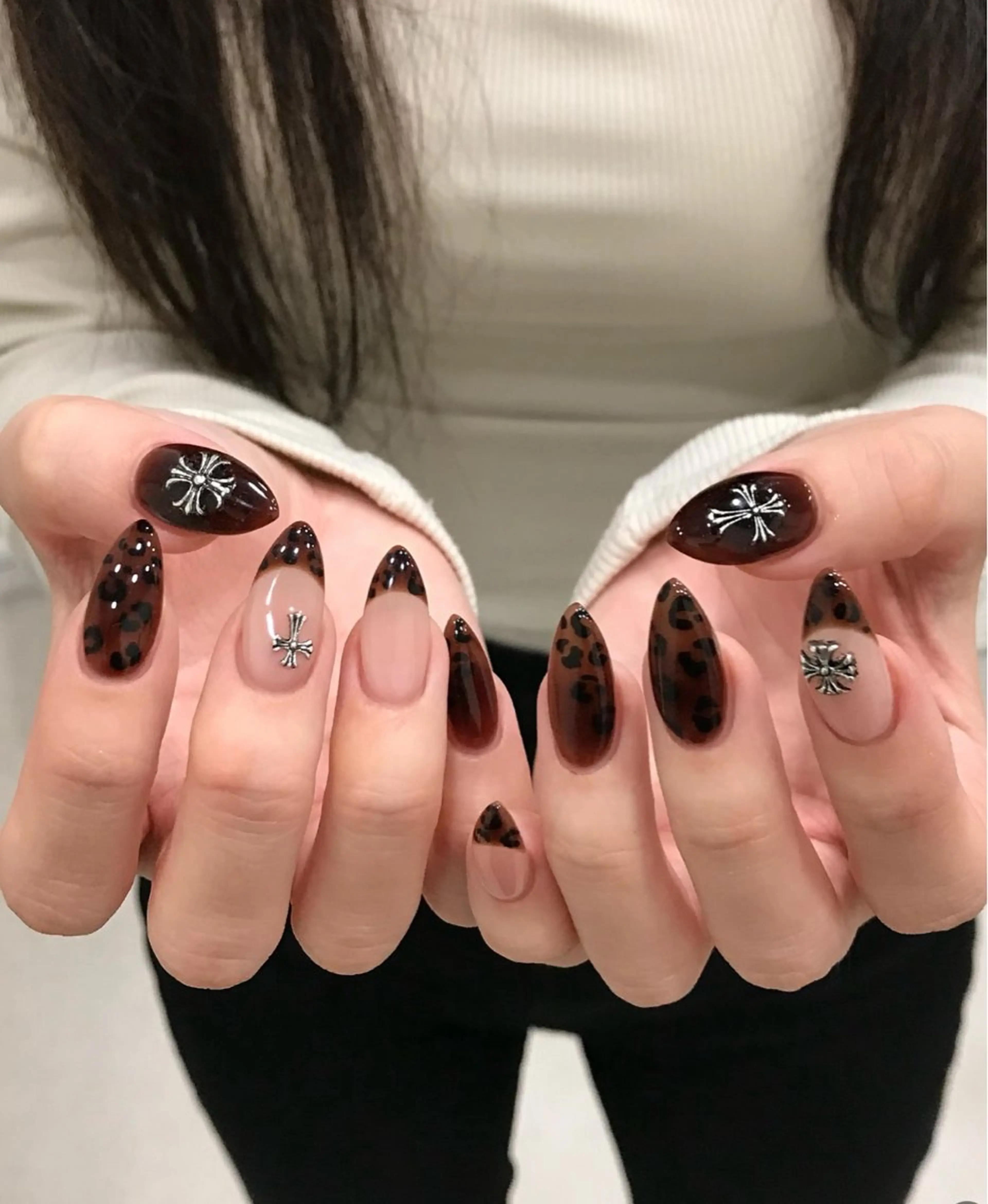 ネイル アートネイル フレンチネイル ジェルネイル キラキラネイル ニュアンスネイル ハンドネイル Ryu Nail Studio所属・Ryu Nail YukiChanのネイルデザイン