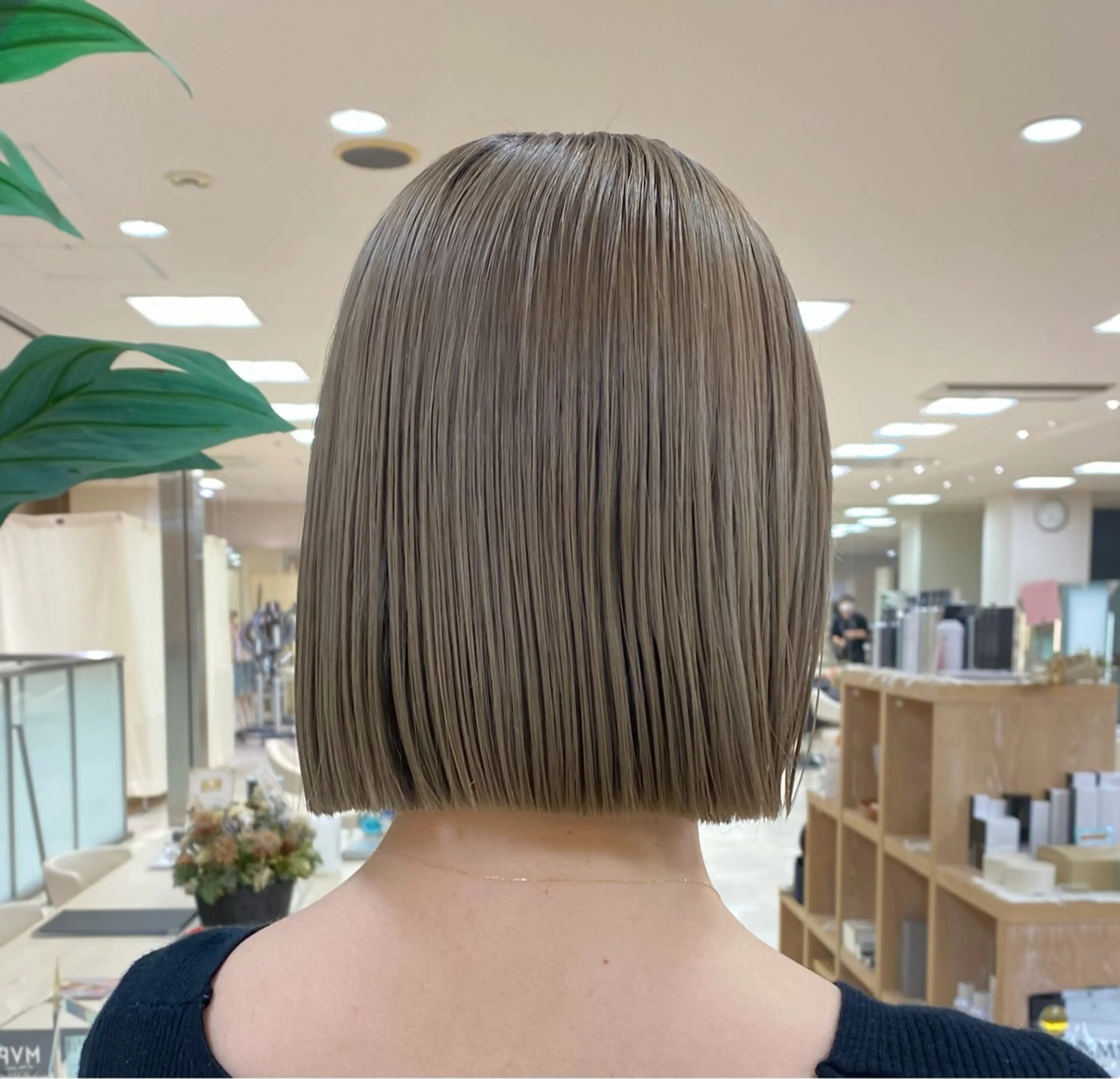 ミディアム カラー ベージュカラー ブリーチ✨/似合わせ カラー💖/Yuzuのヘアスタイル