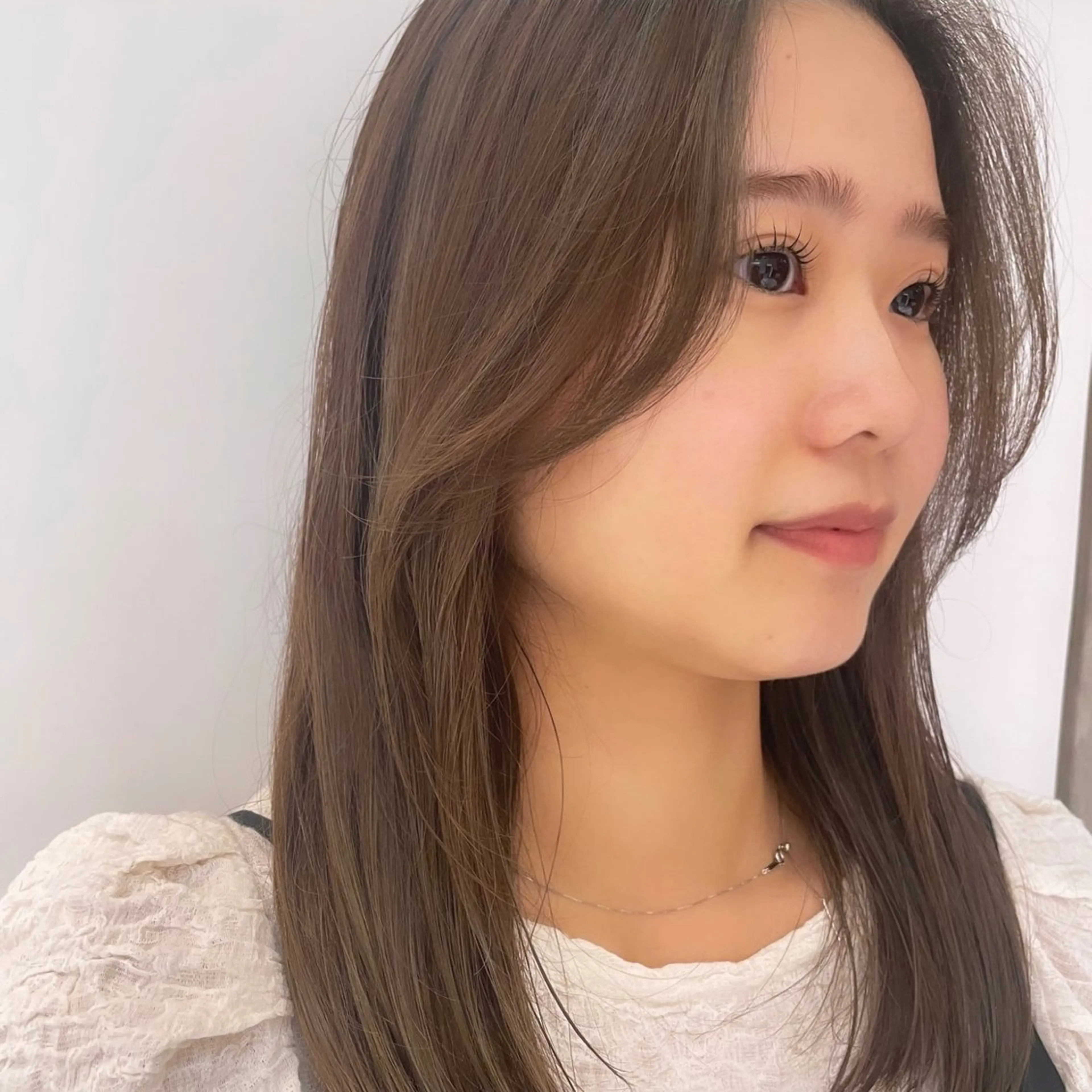 セミロング カラー ヘッドスパ ボブパーマ ♡ヨシカワハナコのヘアスタイル