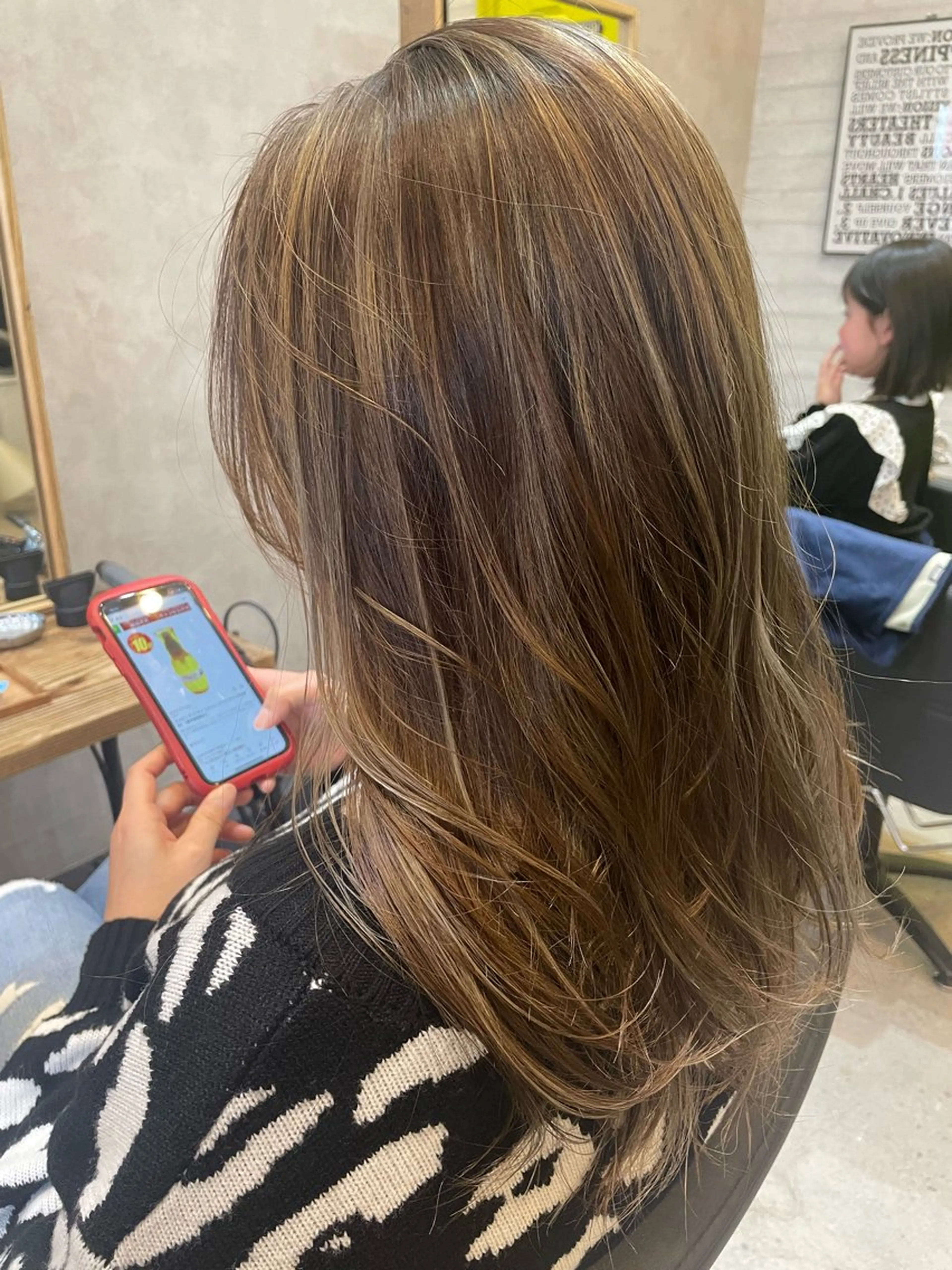 ロング カラー カット ヘアカラー haf店長 ✂︎タカハシレン✂︎のヘアスタイル
