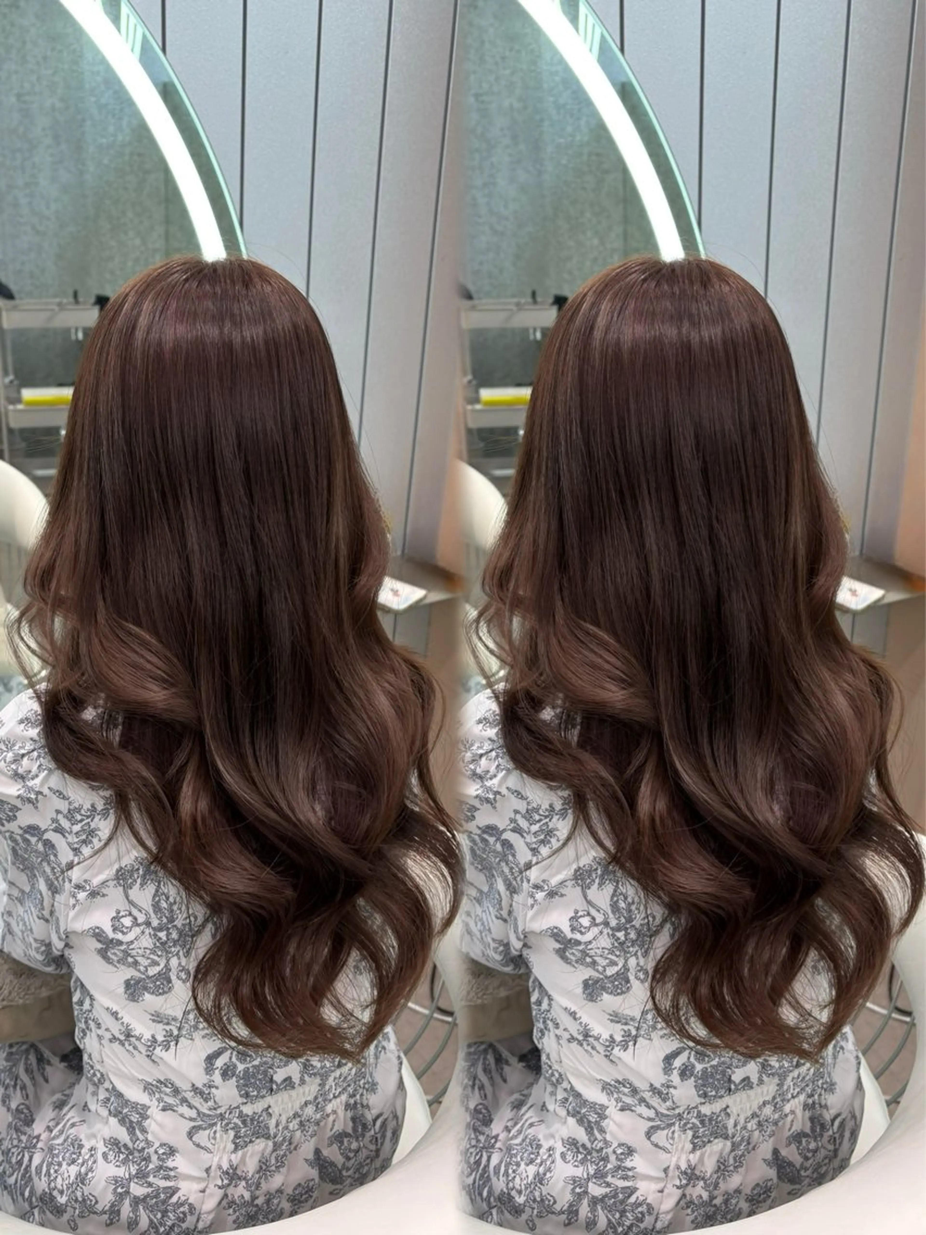 ロング カラー ヘアアレンジ アッシュ 黒髪 ブリーチ ブルーカラー ブルーブラック カット ヘアカラー トリートメント ヘアセット 大宮‎🤍韓国ヘア‎ 髪質改善 佐藤 和のヘアスタイル