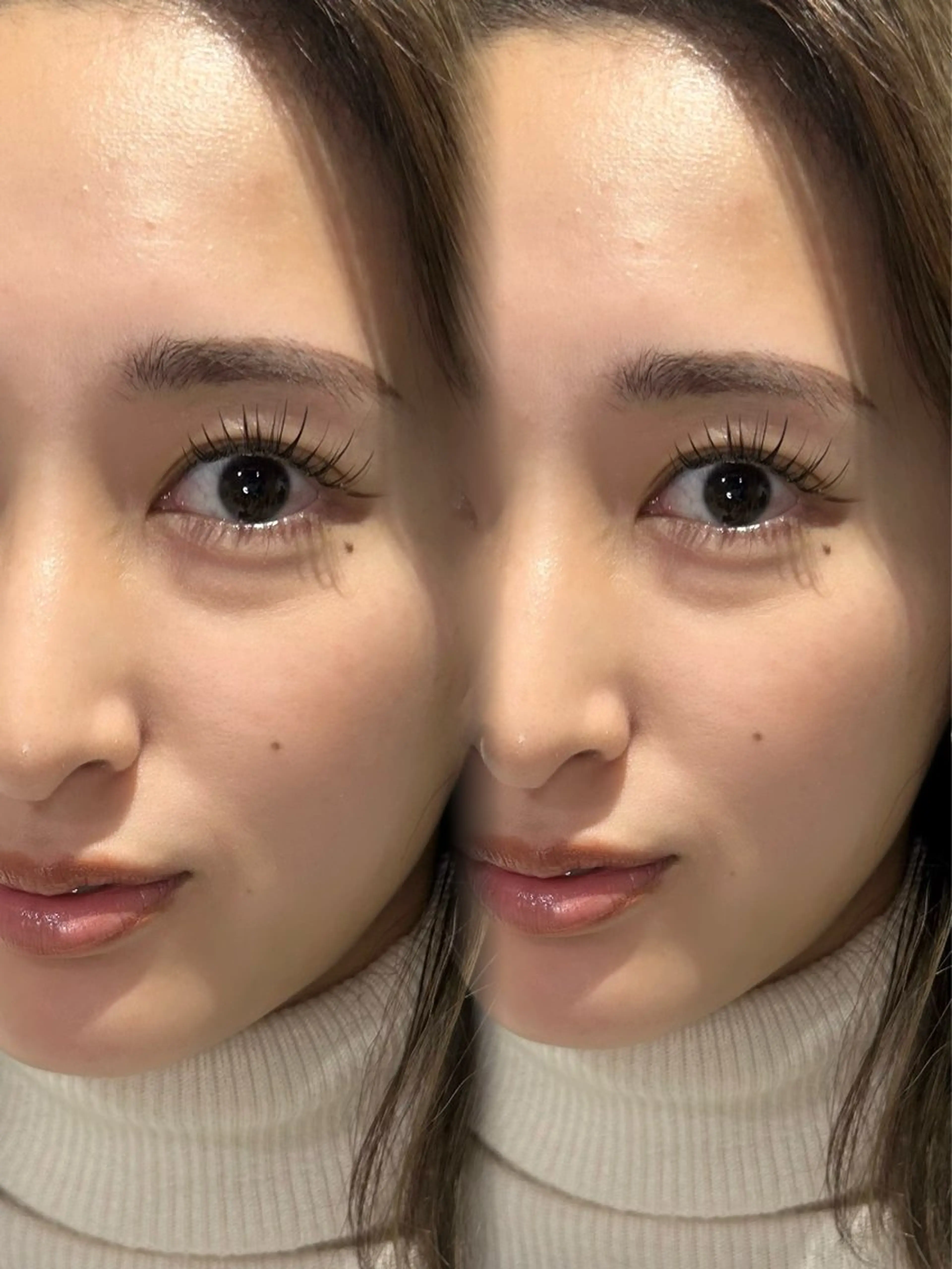 【最軽量ダメージレス💘】フラットラッシュ120本＋束間コーティングの写真