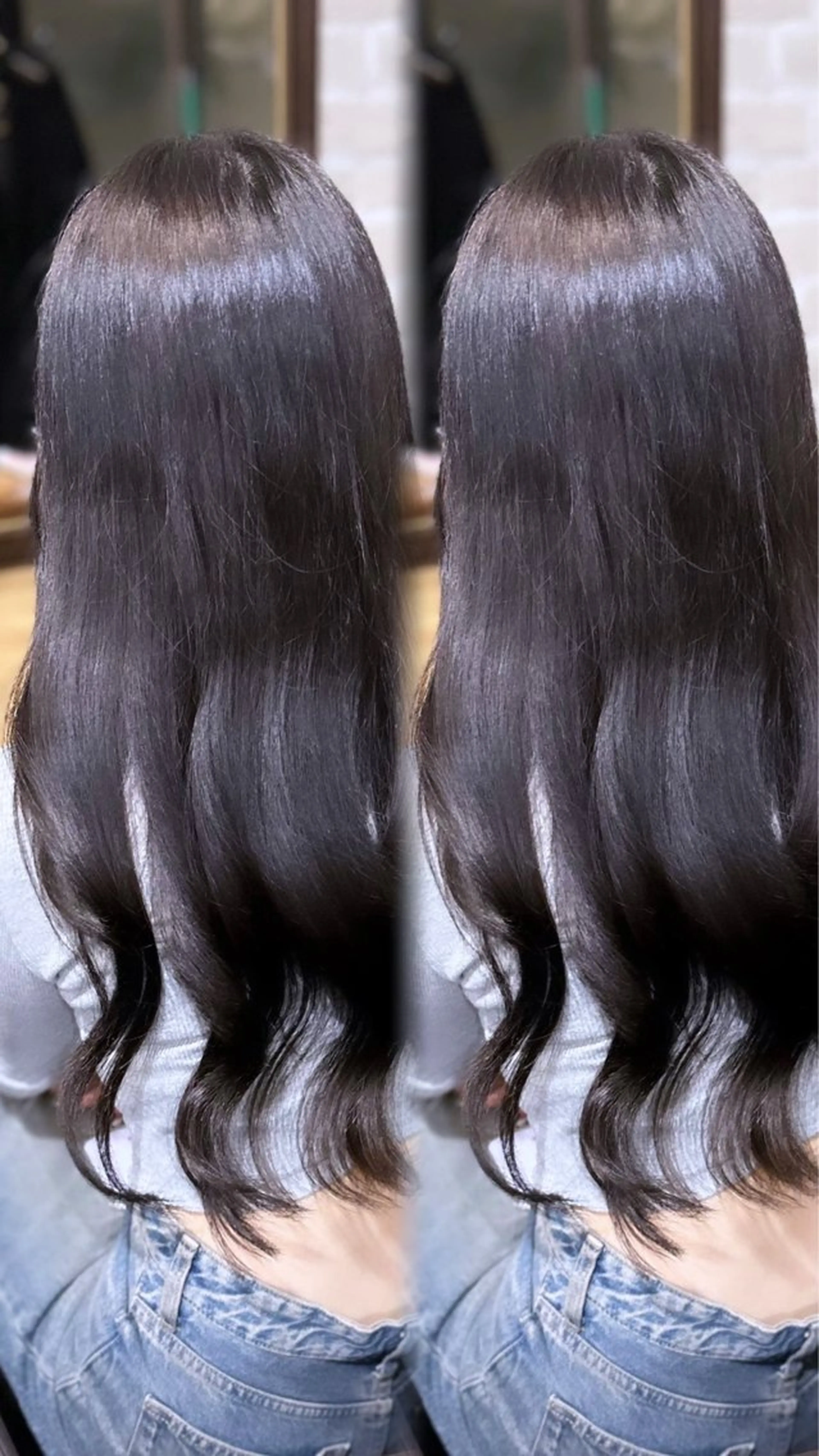 ロング カラー ラベンダーカラー ヘアカラー トリートメント Giblle.所属・Mao Maoのヘアスタイル