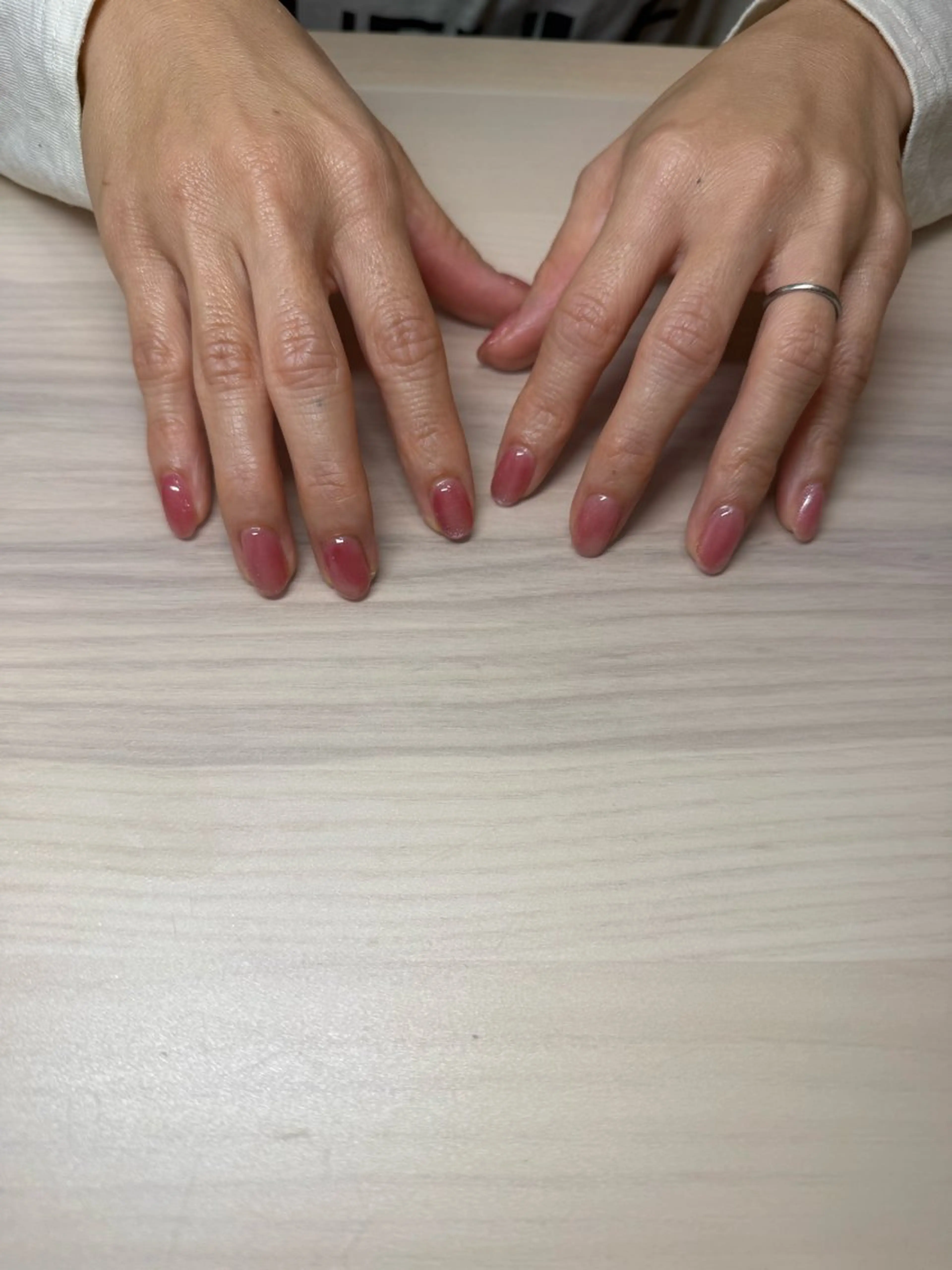 ネイル ジェルネイル マグネットネイル ワンカラーネイル ハンドネイル デ・アイム「nail salon MIMIPARUN」所属・ナリス化粧品 MIMIPARUNのネイルデザイン