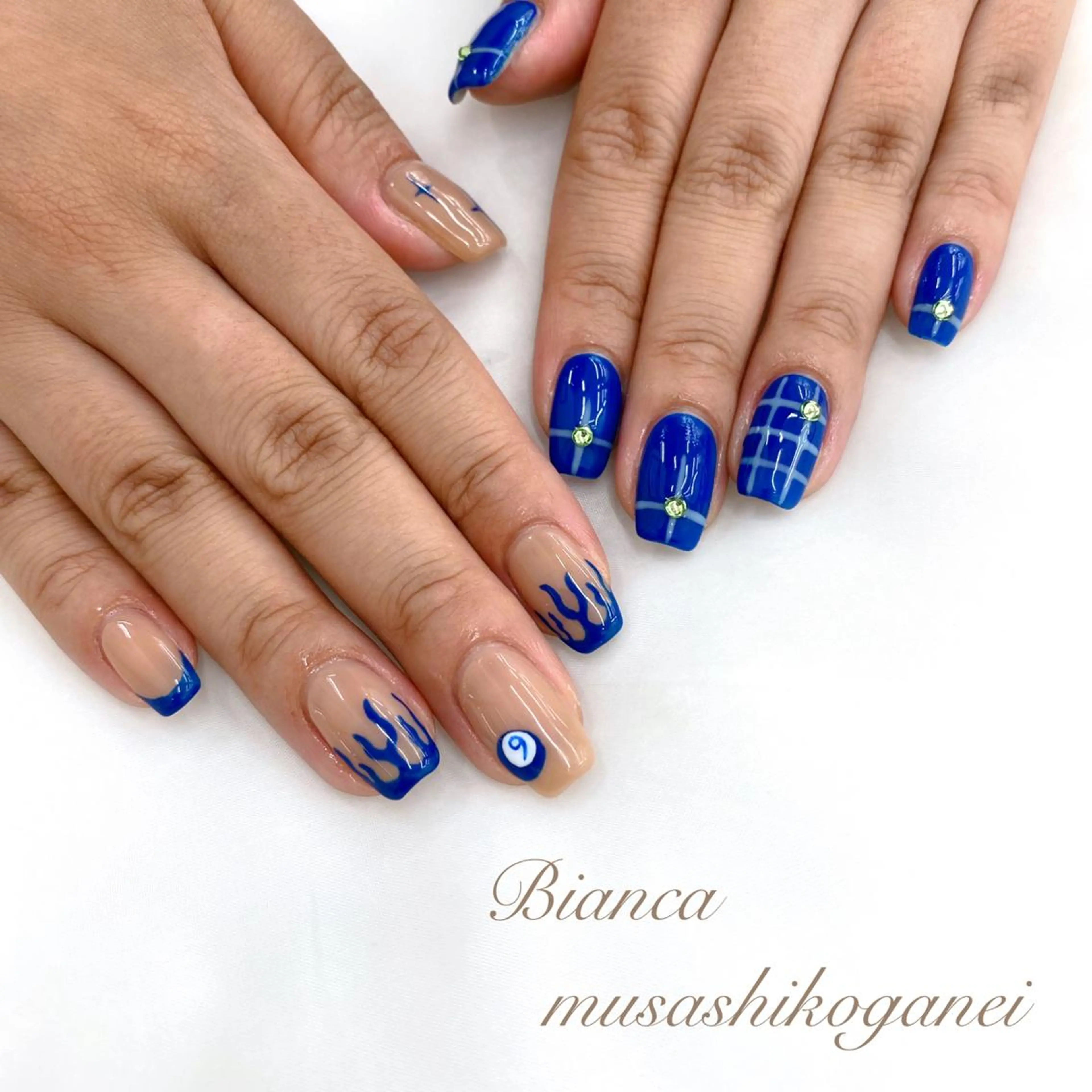 ネイル ハンドネイル Bianca 武蔵小金井 しぎはらのネイルデザイン