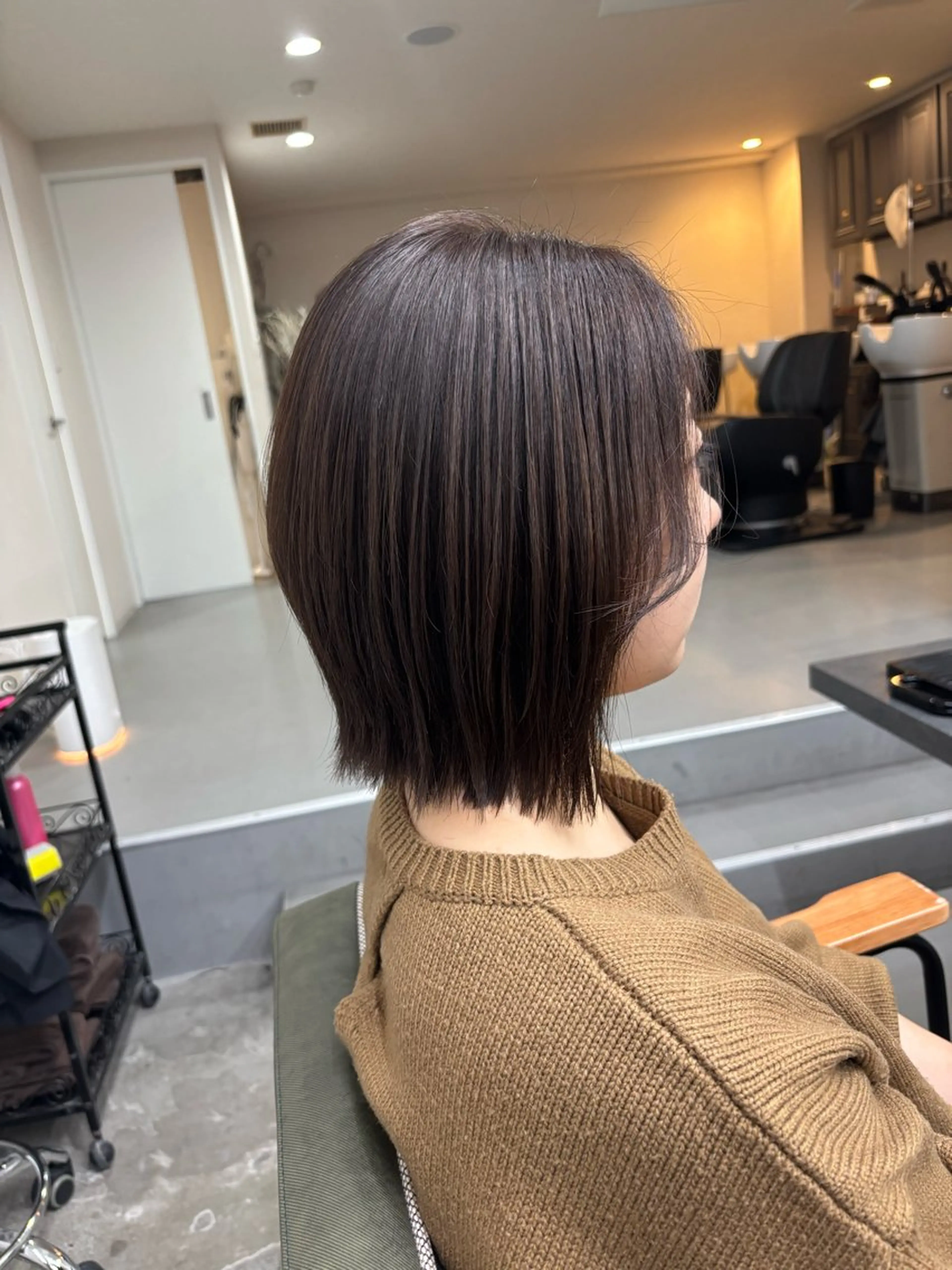ミディアム ボブレイヤー ボブ レイヤーカット Hair room nico...所属・nico麻生　長谷川 裕月のヘアスタイル