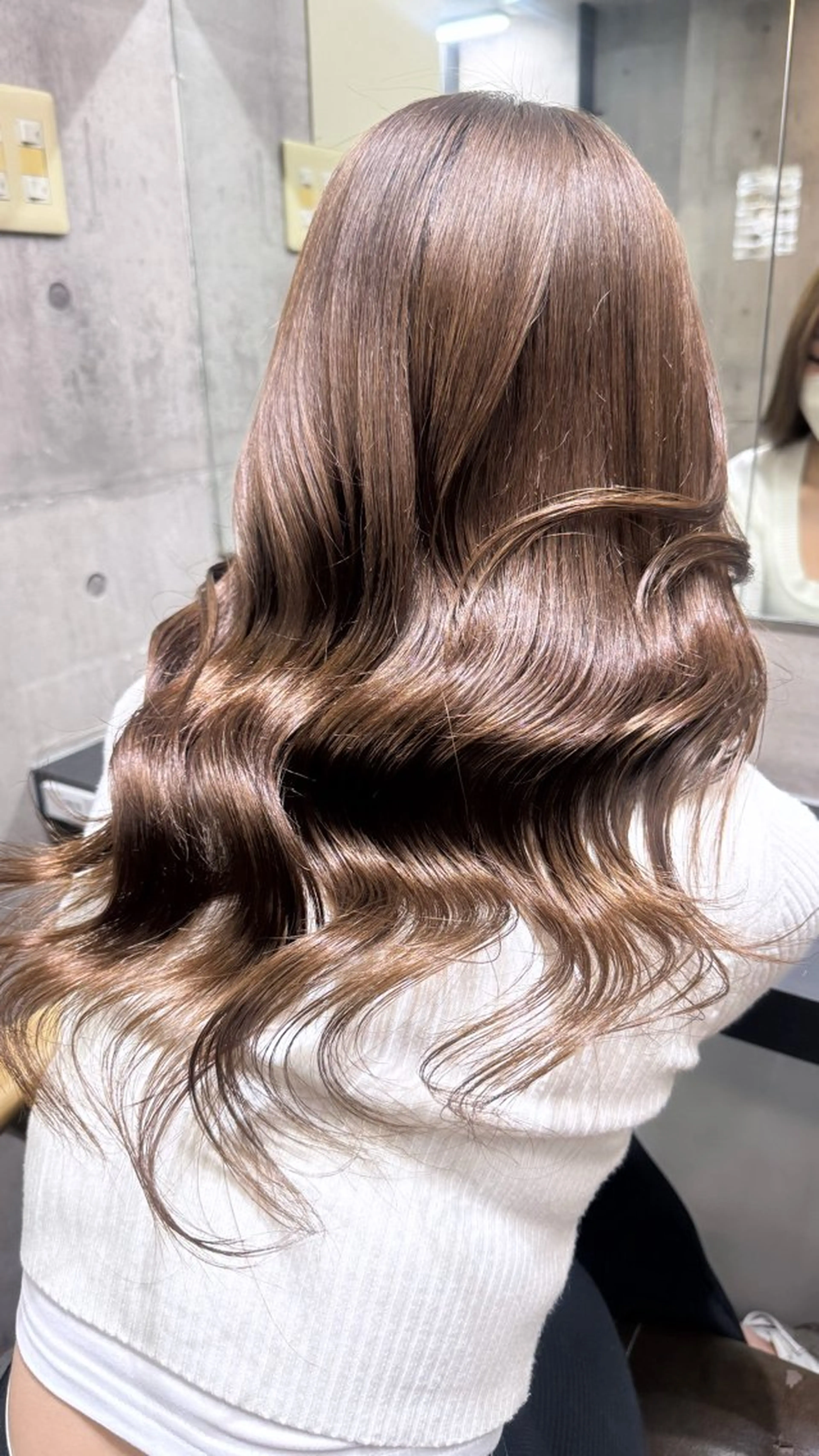 ロング ヘアカラー LAFF ゆめのヘアスタイル