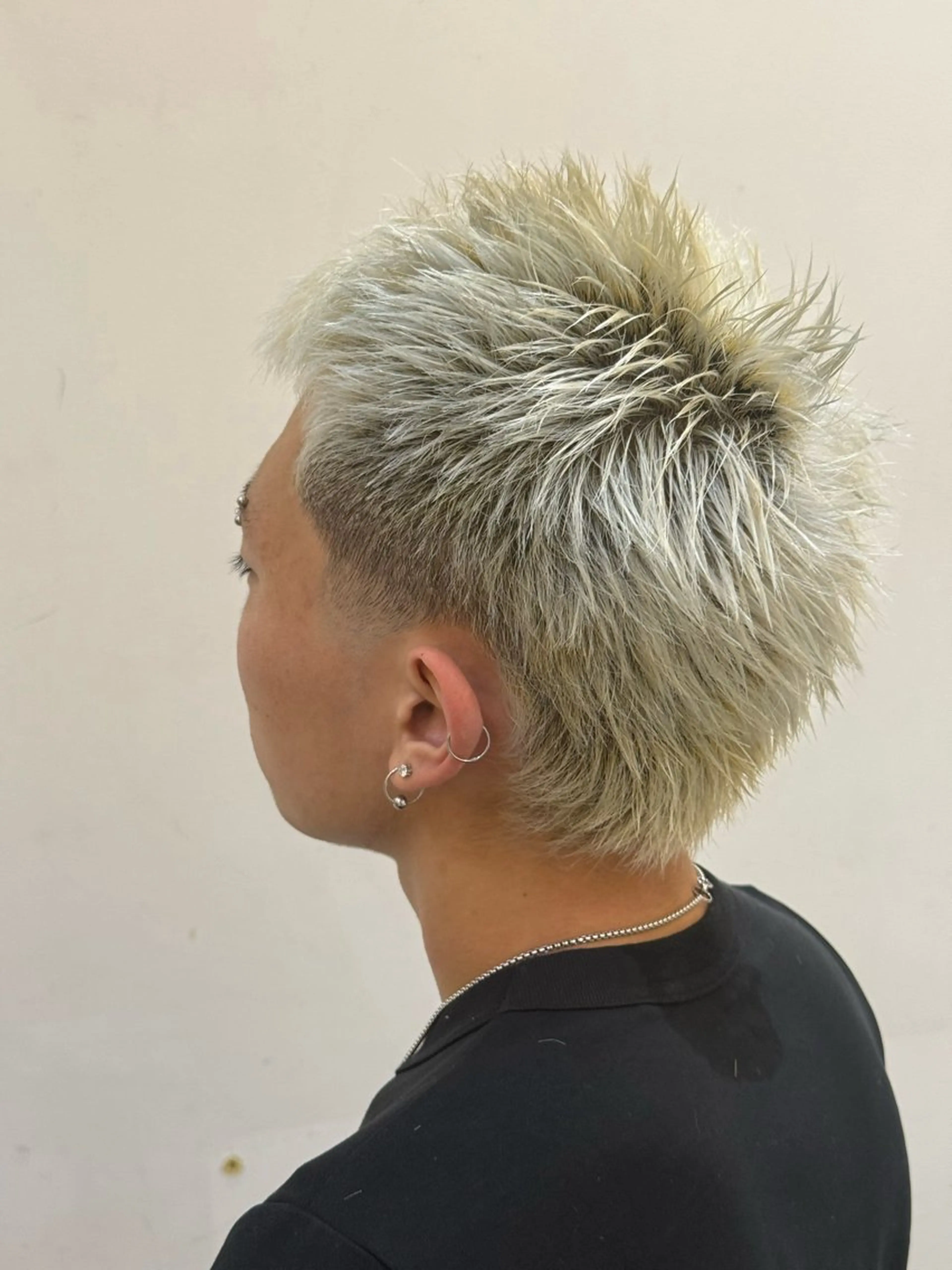 ショート メンズ フェードカット 外国人風カラー マレットヘア カット 🎱tsumugi/ メンズ特化🎱のヘアスタイル