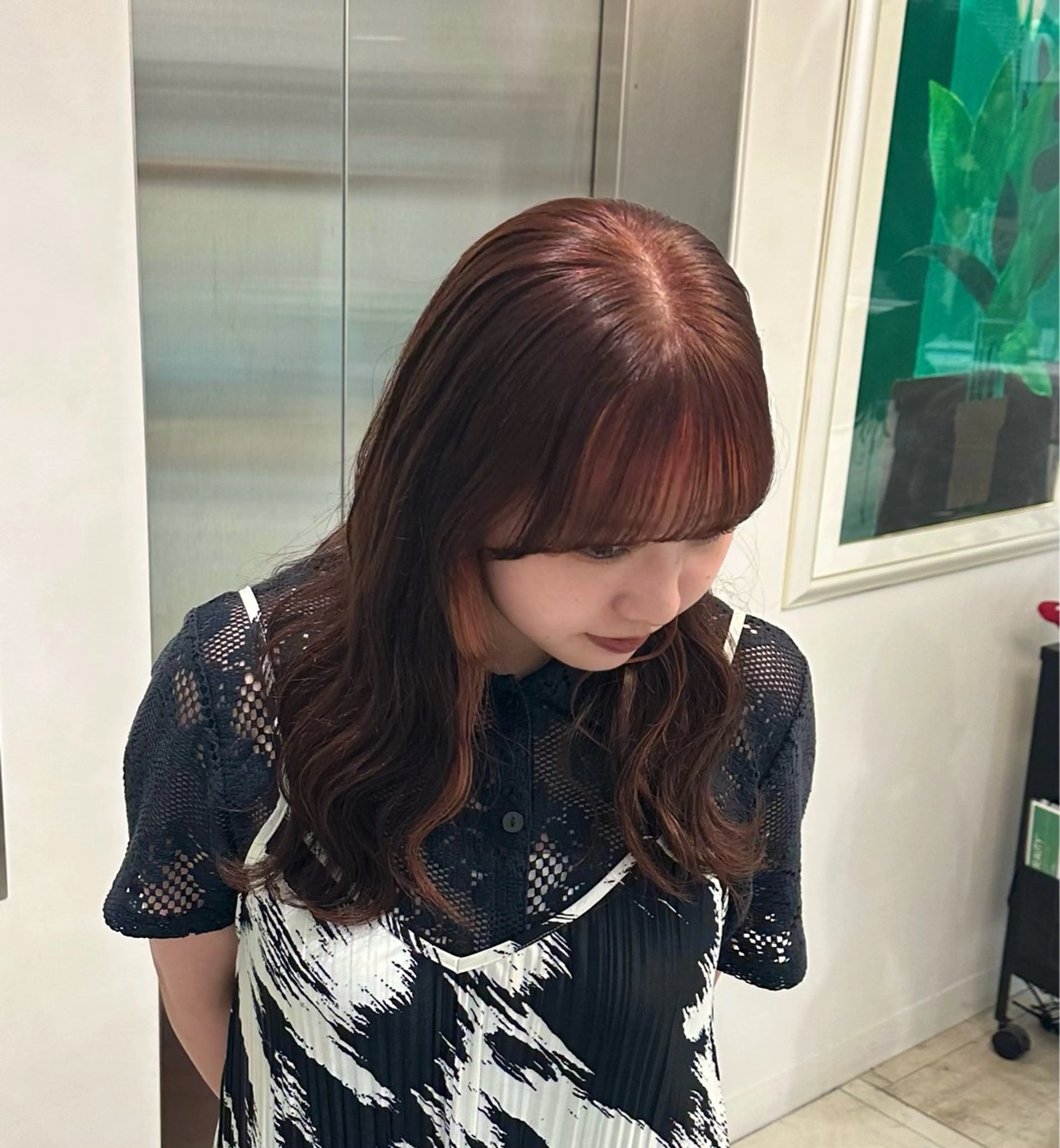 ロング カラー KANA🌀 銀座/レイヤーカットのヘアスタイル