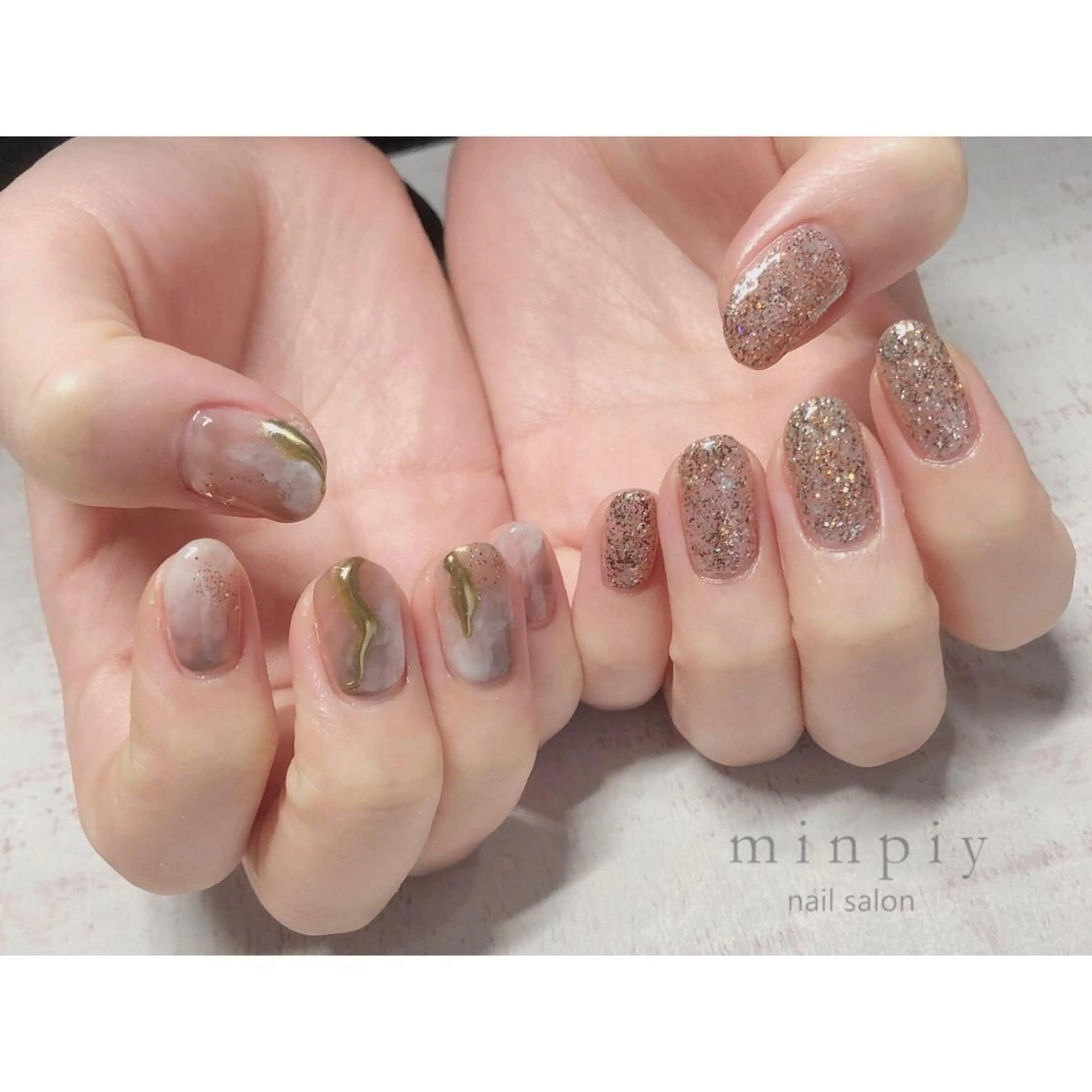 ネイル 𖡼 yumenoのネイルデザイン