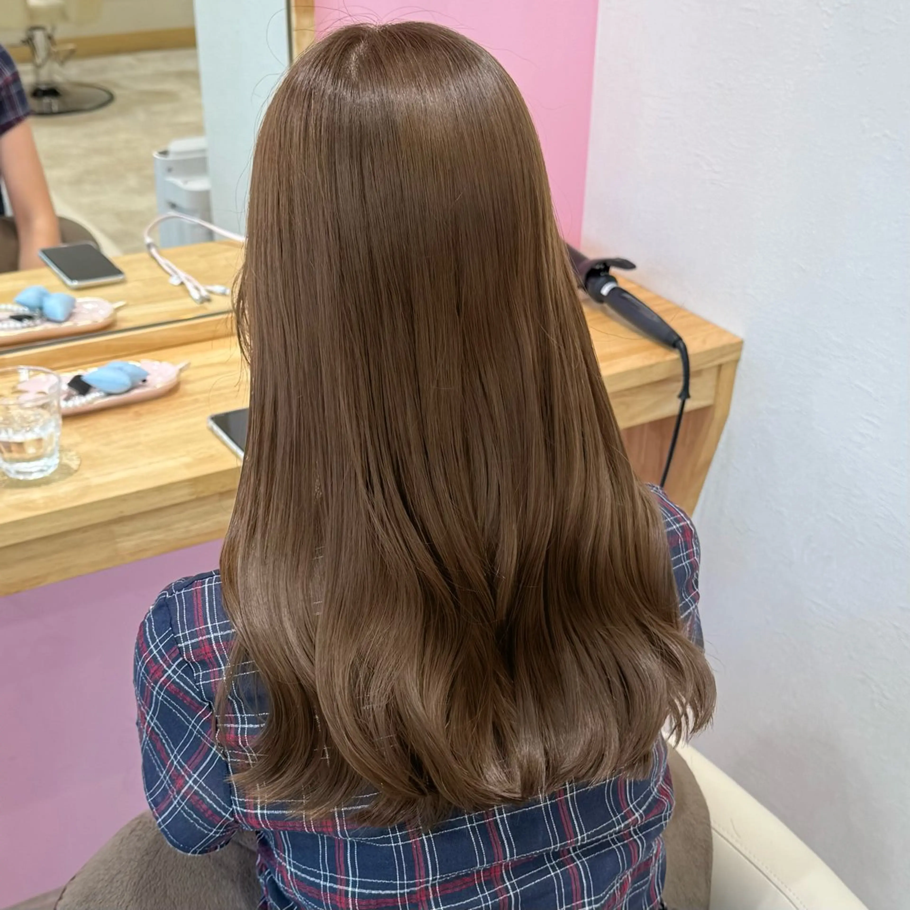 ロング カラー ヘアカラー 柔らかいcolor ￤韓国￤🩰マユ🩰のヘアスタイル