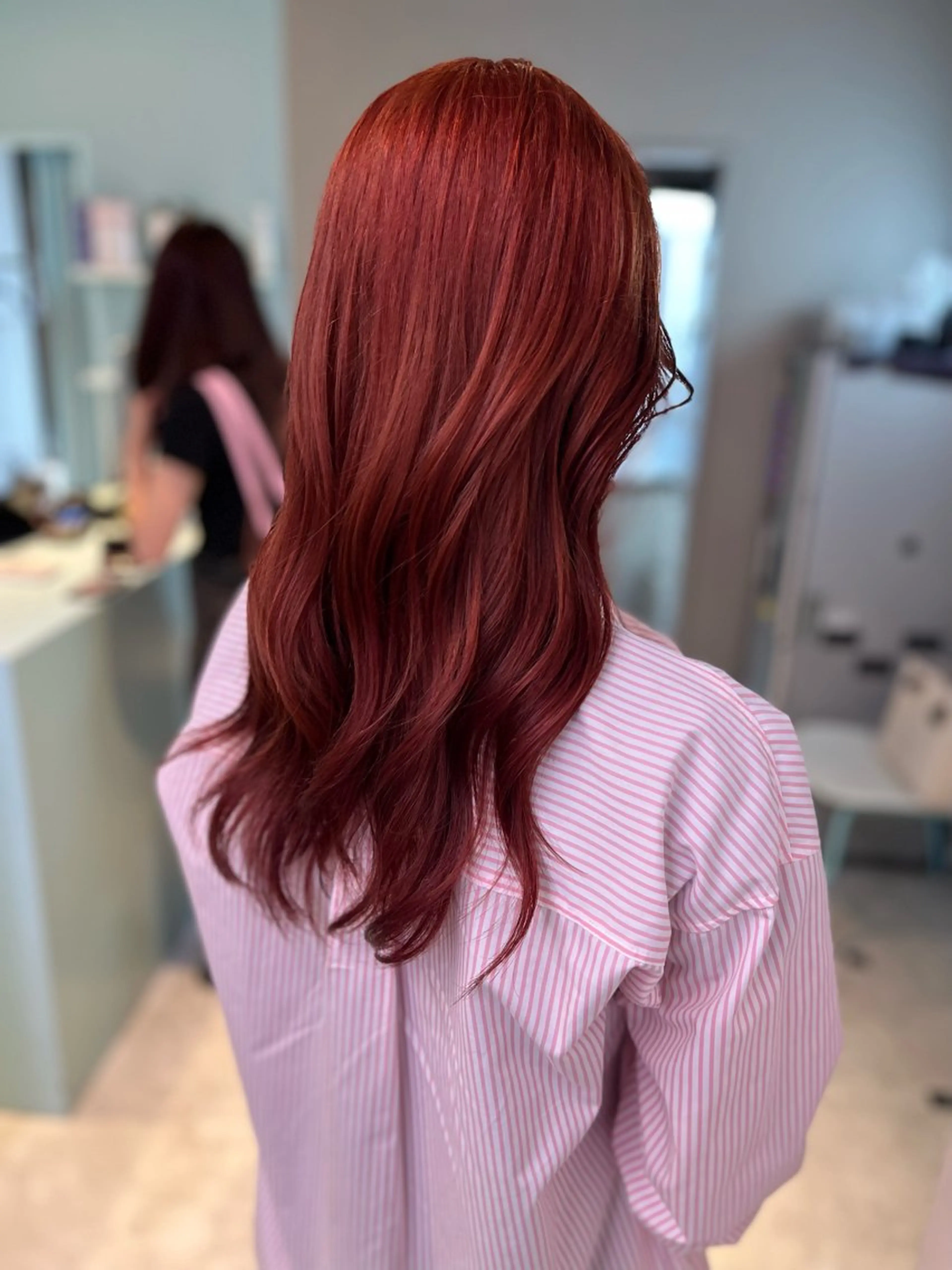 セミロング カラー ヘアアレンジ ヘアカラー トリートメント 愛されカラー🩷 はるなのヘアスタイル