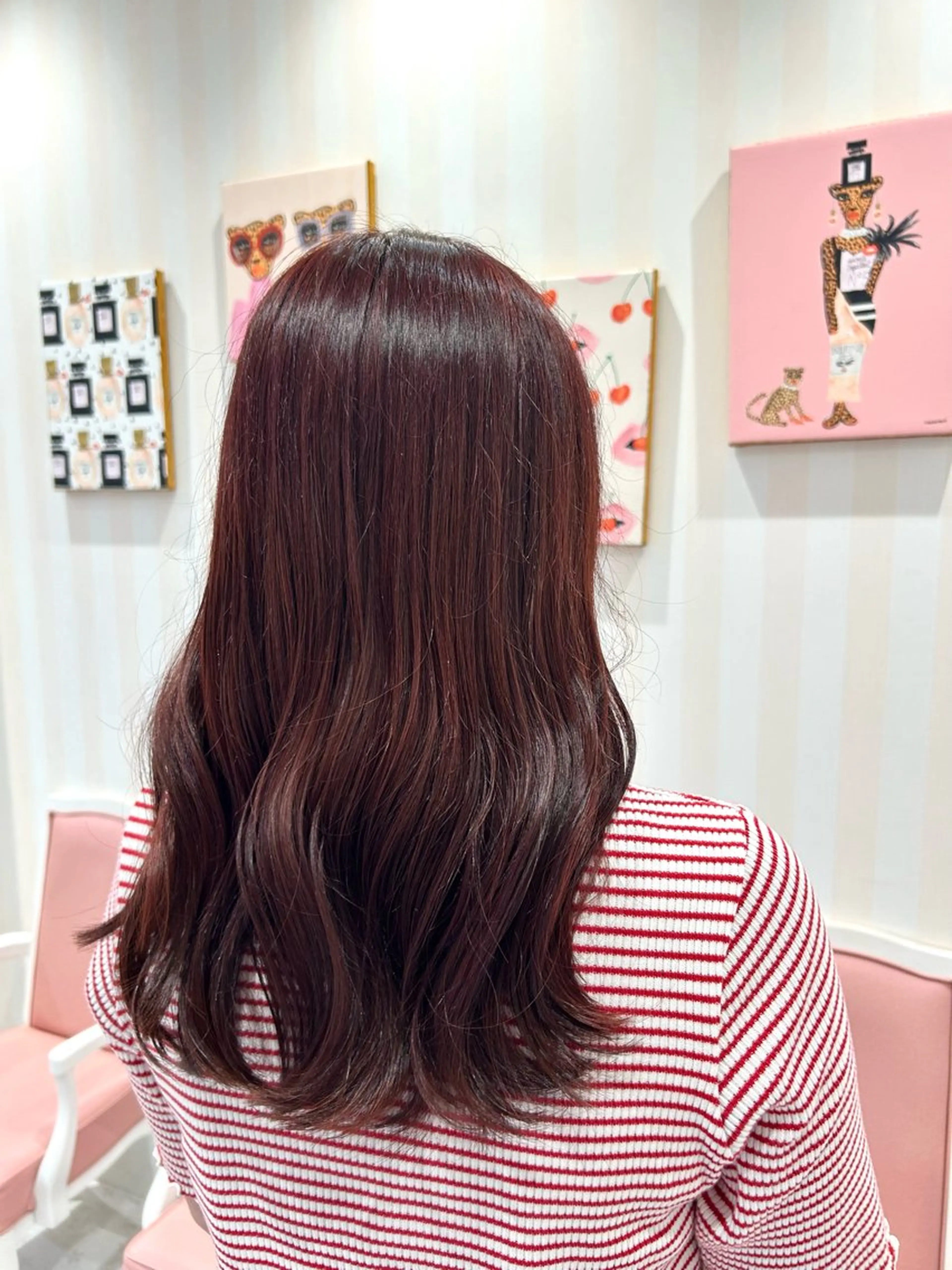 ロング カラー Via 京都烏丸所属・ハイトーン/髪質改善 /レイヤー/りなのヘアスタイル