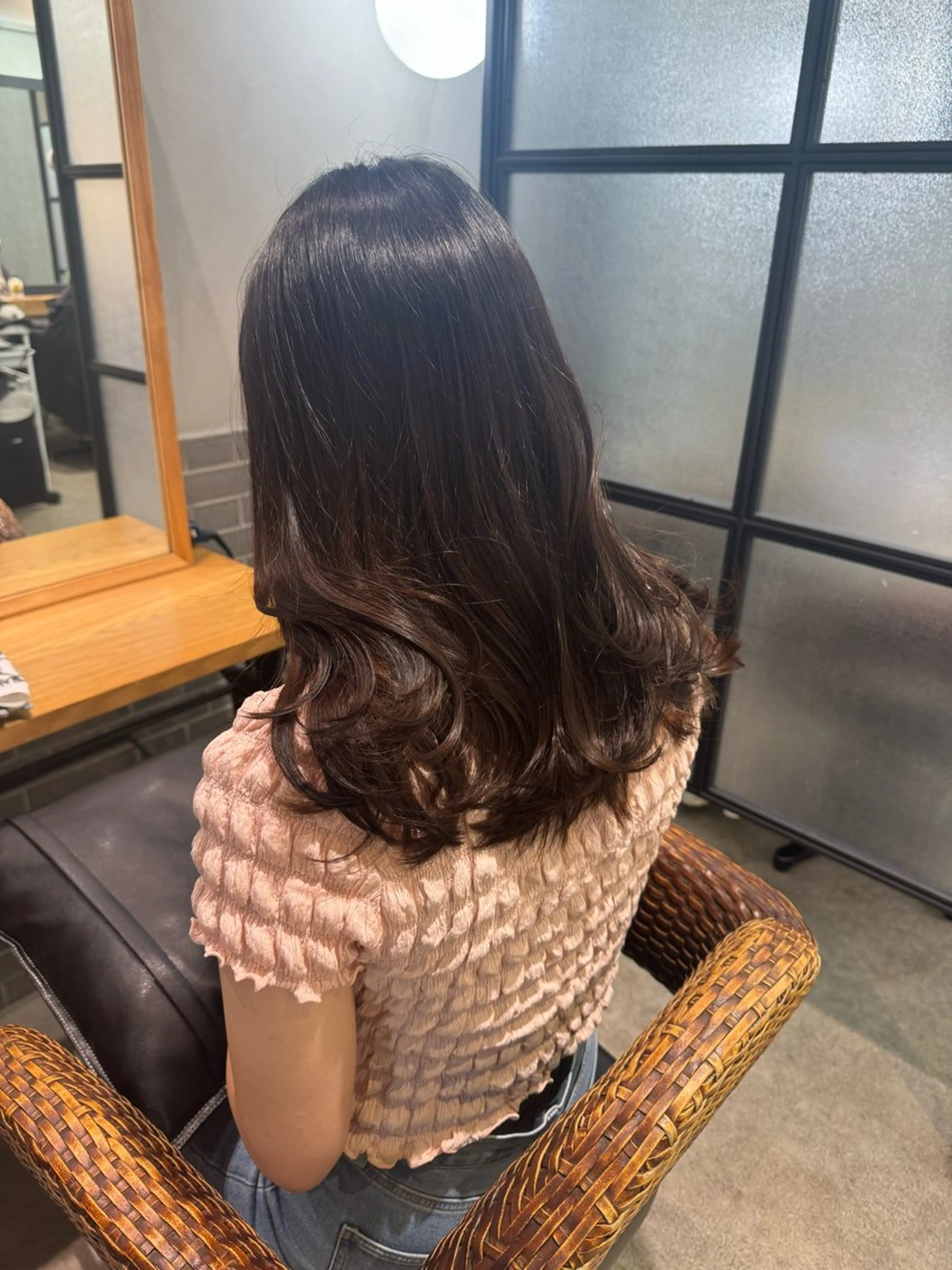 ミディアム 暖色カラー🤎Red Neo　meiのヘアスタイル