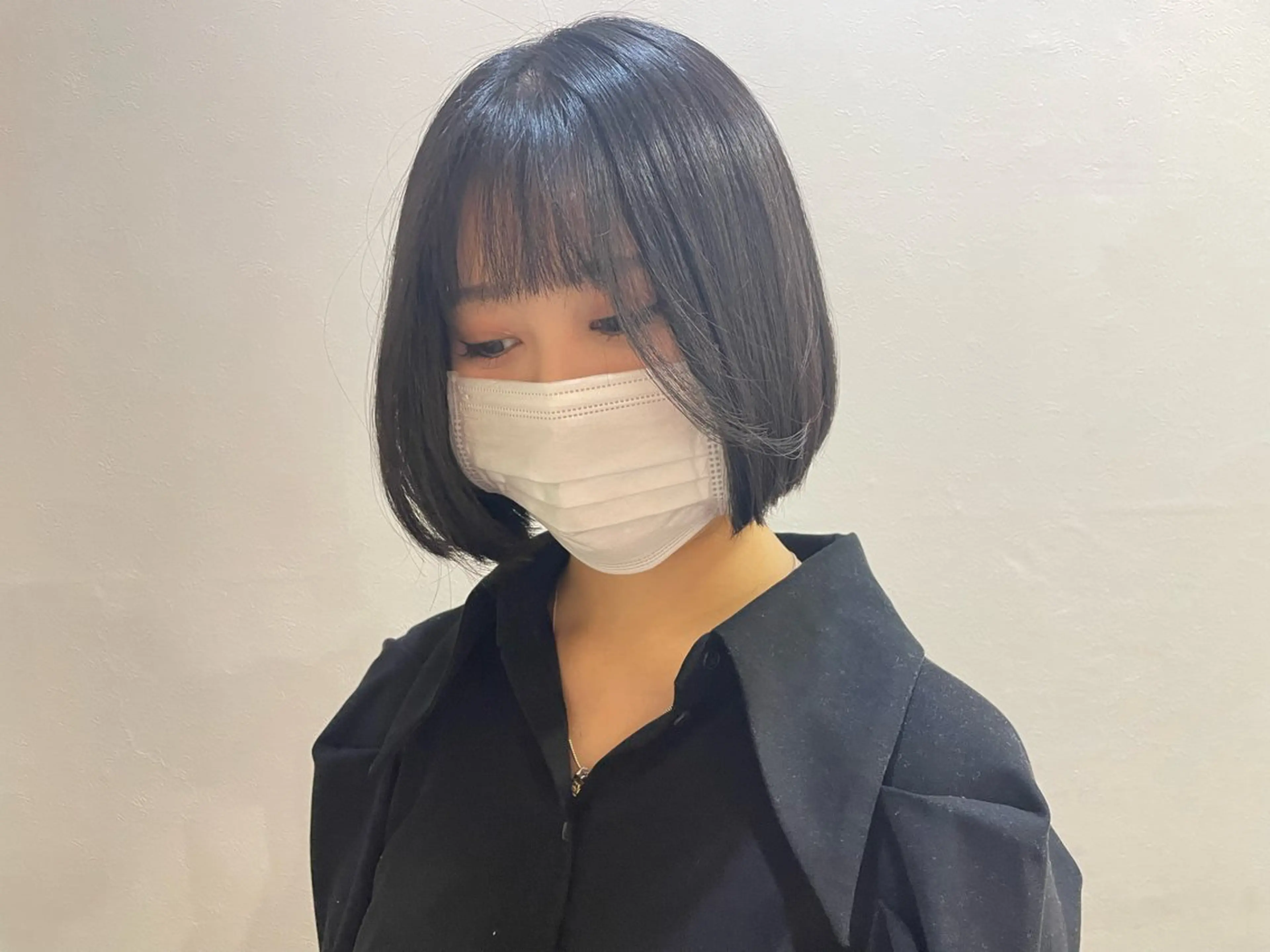 ミディアム 縮毛矯正 馬越 優のヘアスタイル