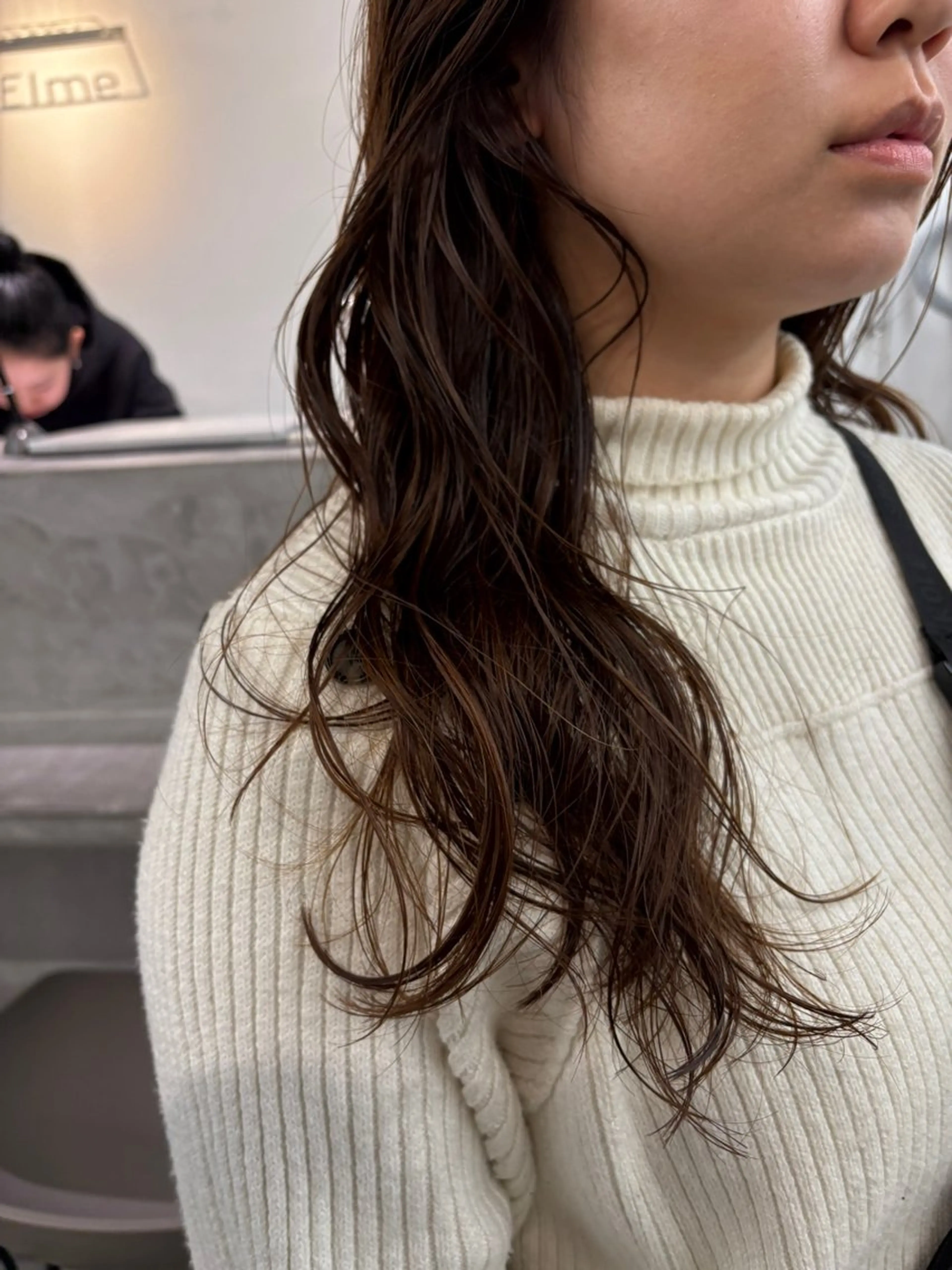 ロング パーマ ボブ ウルフカット スパイラルパーマ カット ヘアカラー パーマ 【お洒落パーマ】 Elme　肥塚康汰郎のヘアスタイル