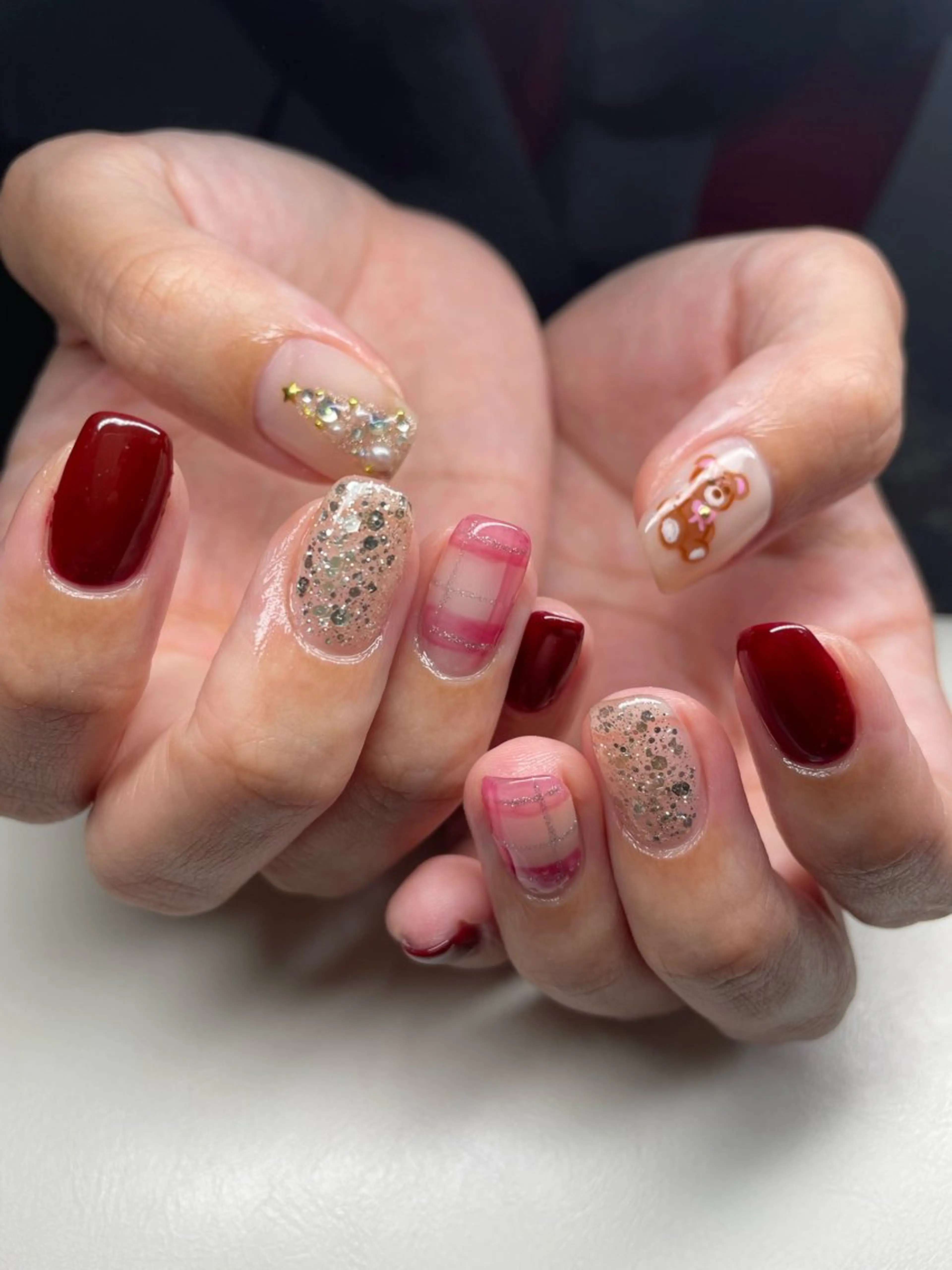 ネイル 持ち込み ハンドネイル nail salon Re:na-juのネイルデザイン