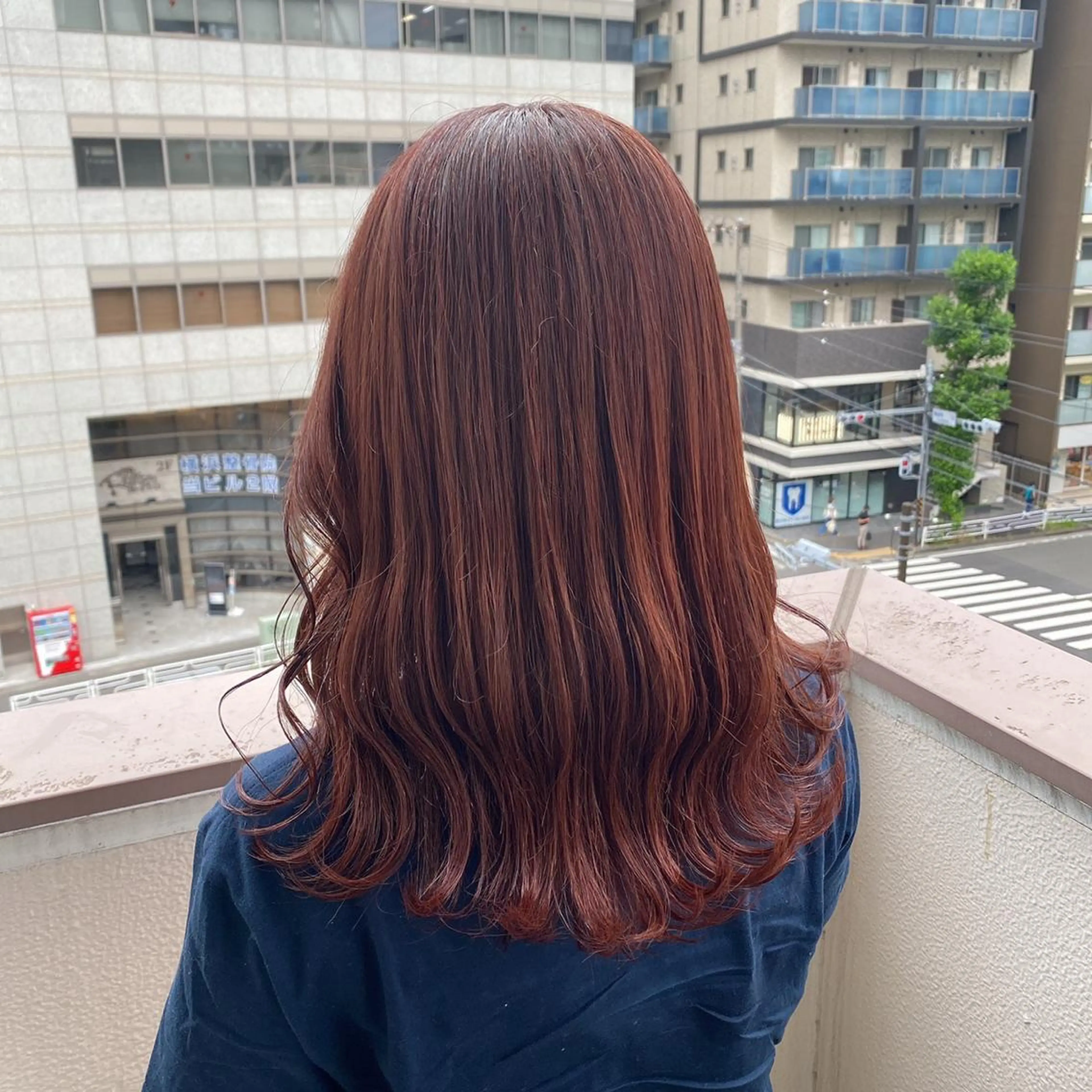 ロング カラー パーマ ヘアアレンジ メンズ キッズ ネイル マツエク・マツパ 🦋韓国風カラー🦋 こうせい原宿のヘアスタイル