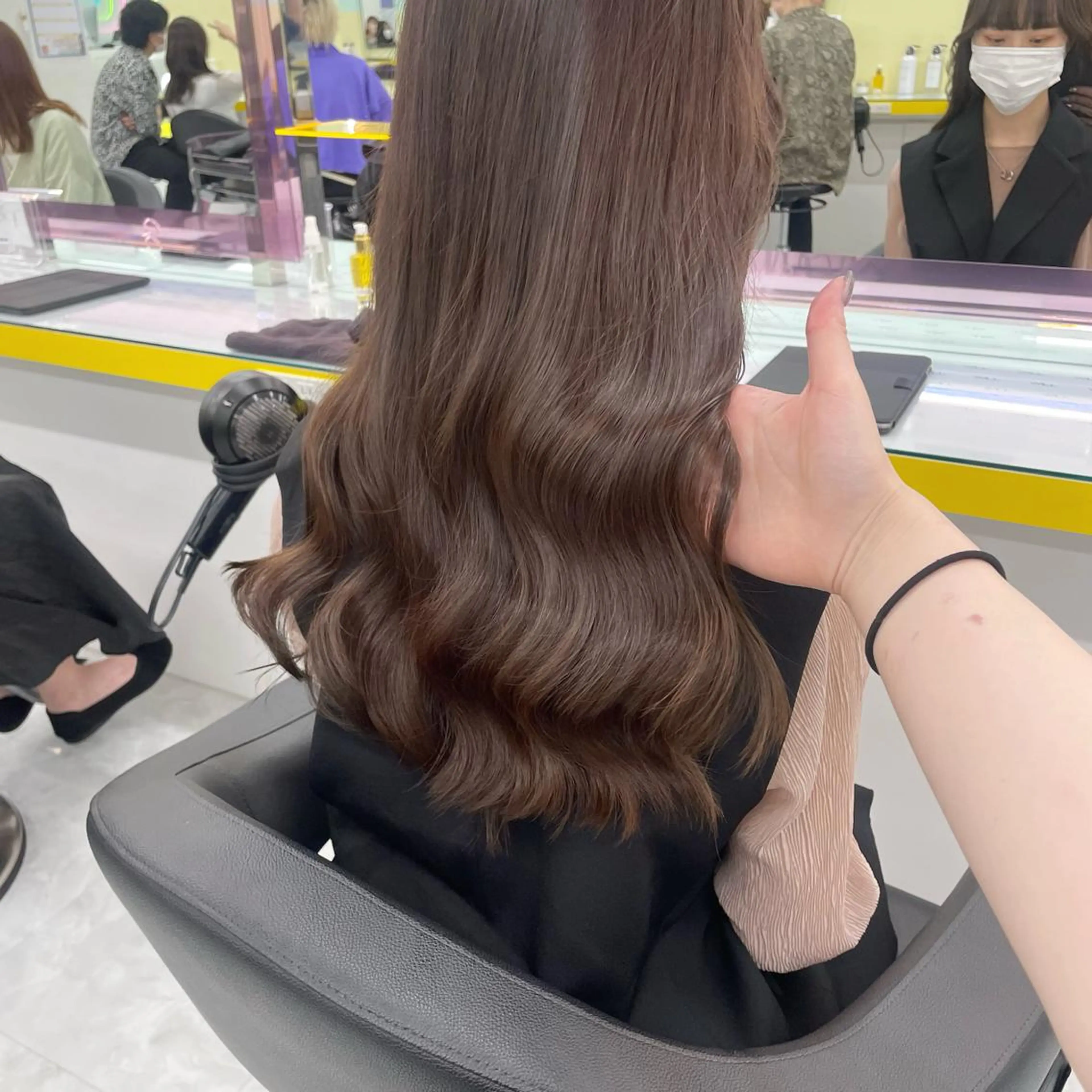 ロング 🤍韓国トレンド ヘア🤍miku🤍のヘアスタイル
