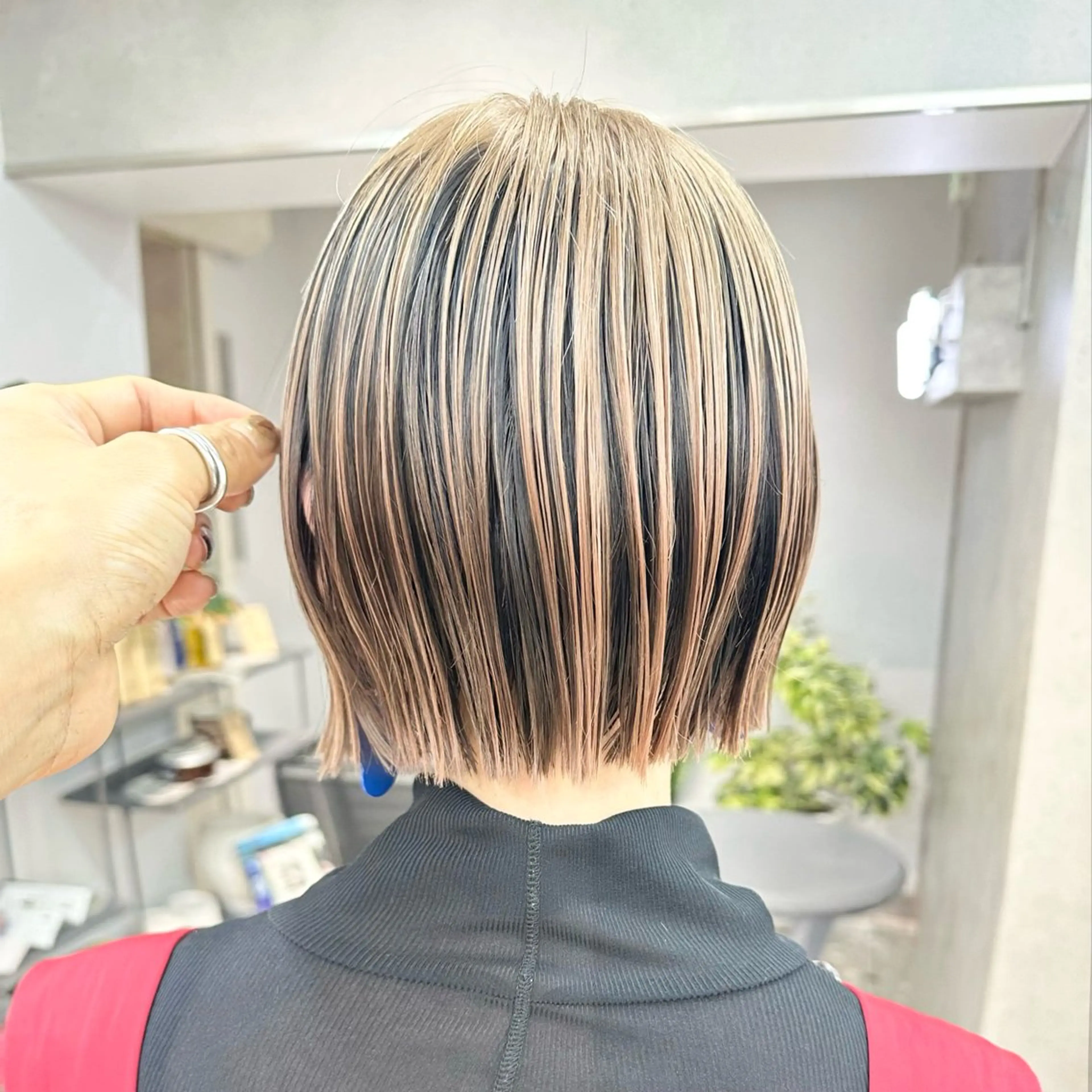 ショート カラー 透け感カラー 🌱いわさきのヘアスタイル