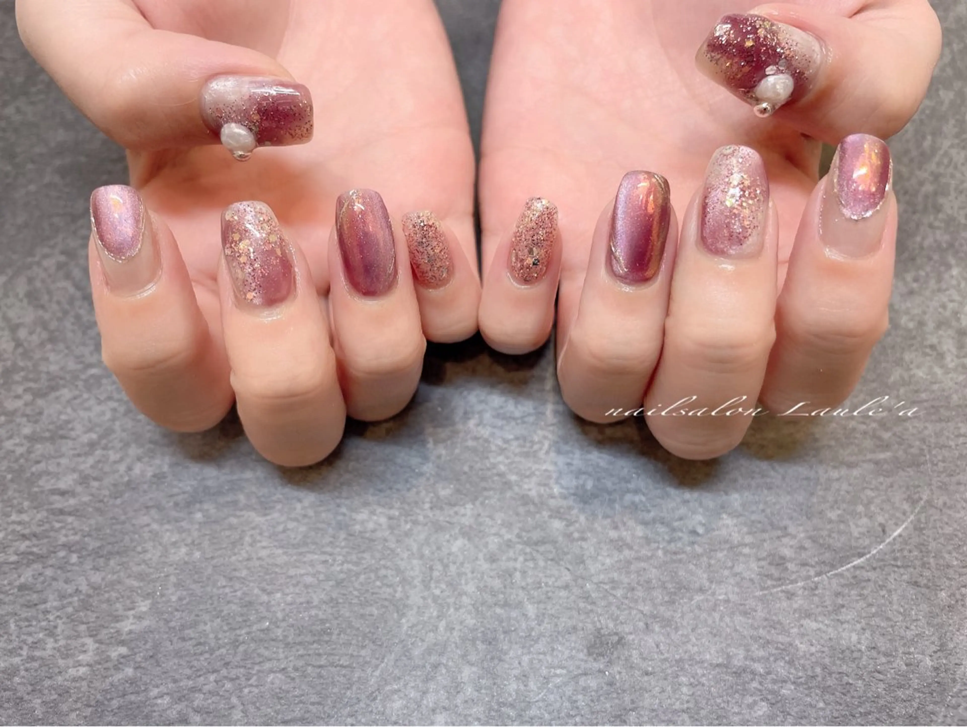 ネイル ハンドネイル nailsalon Laule'aのネイルデザイン