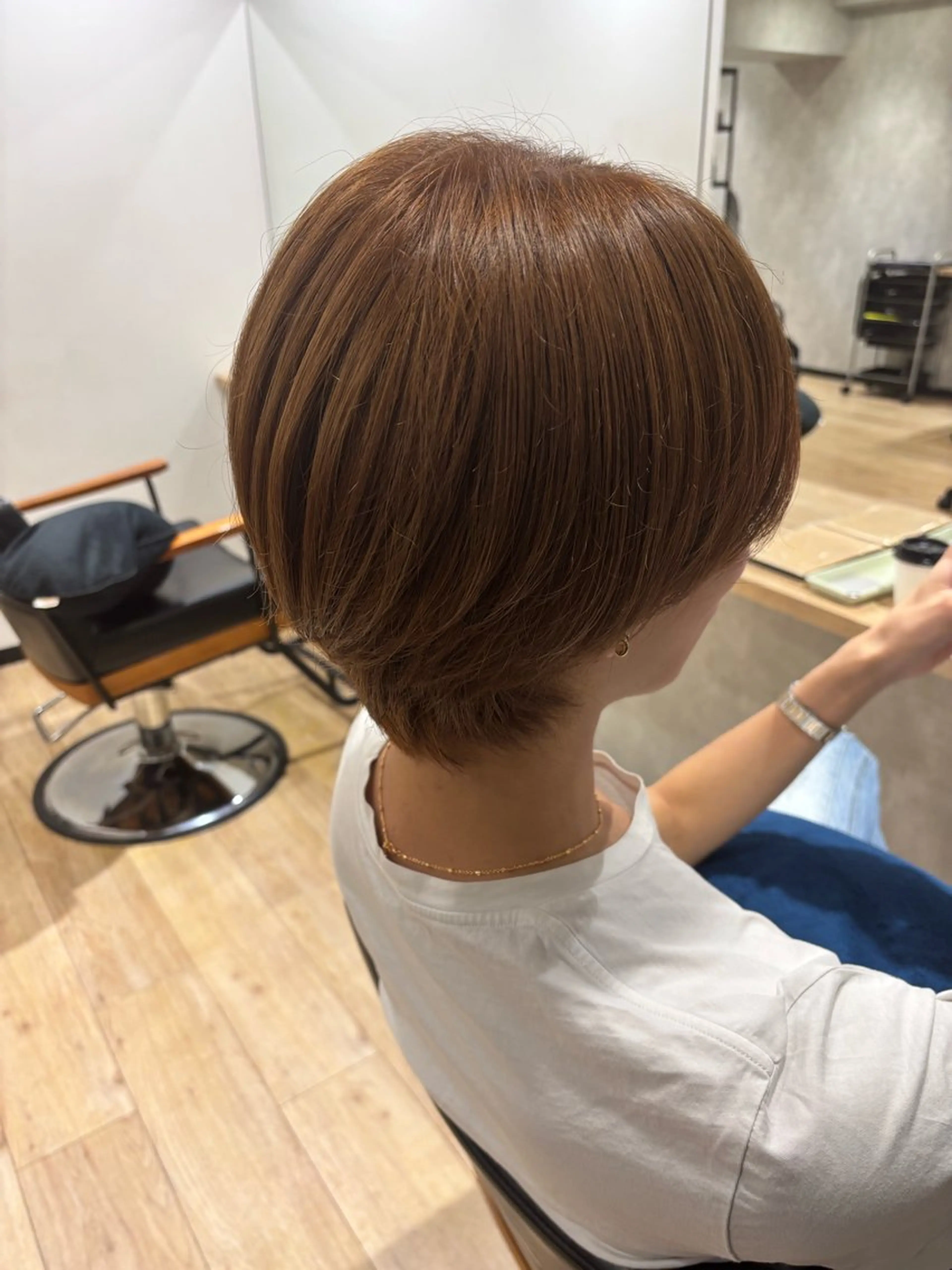 ショート カラー メンズ 入江 麻帆のヘアスタイル
