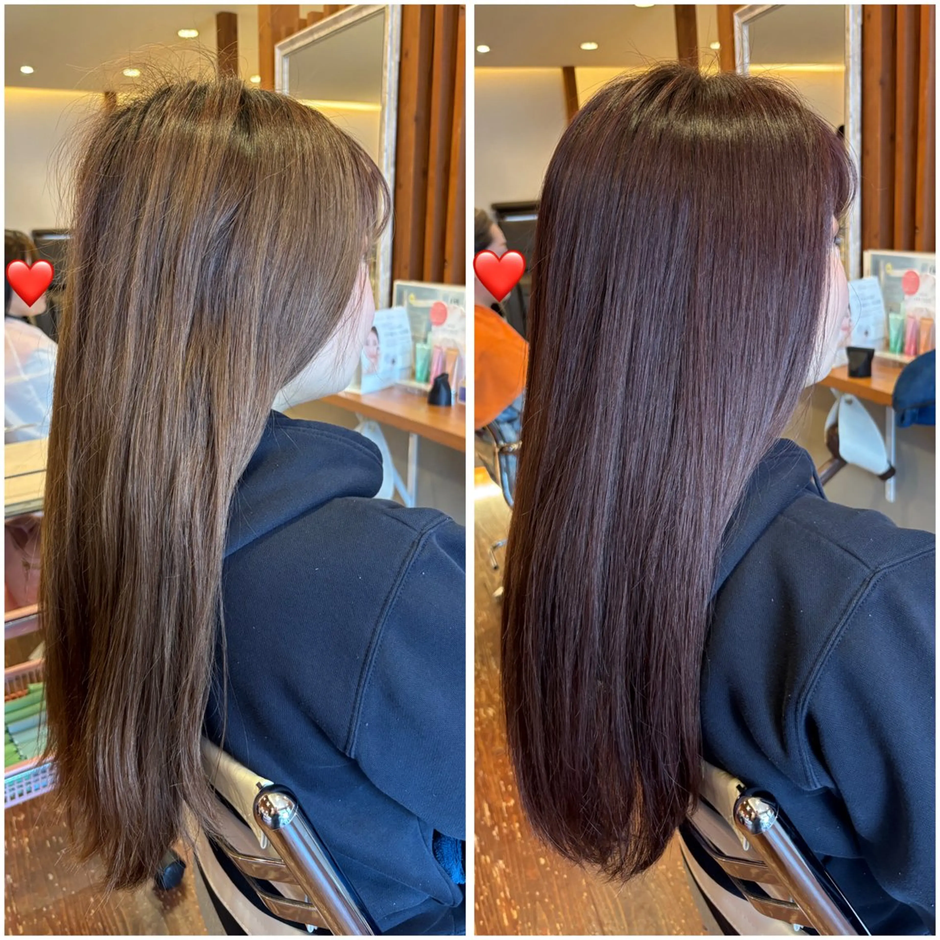 ロング カラー ブリーチ ヘアカラー トリートメント peal ark いろはのヘアスタイル