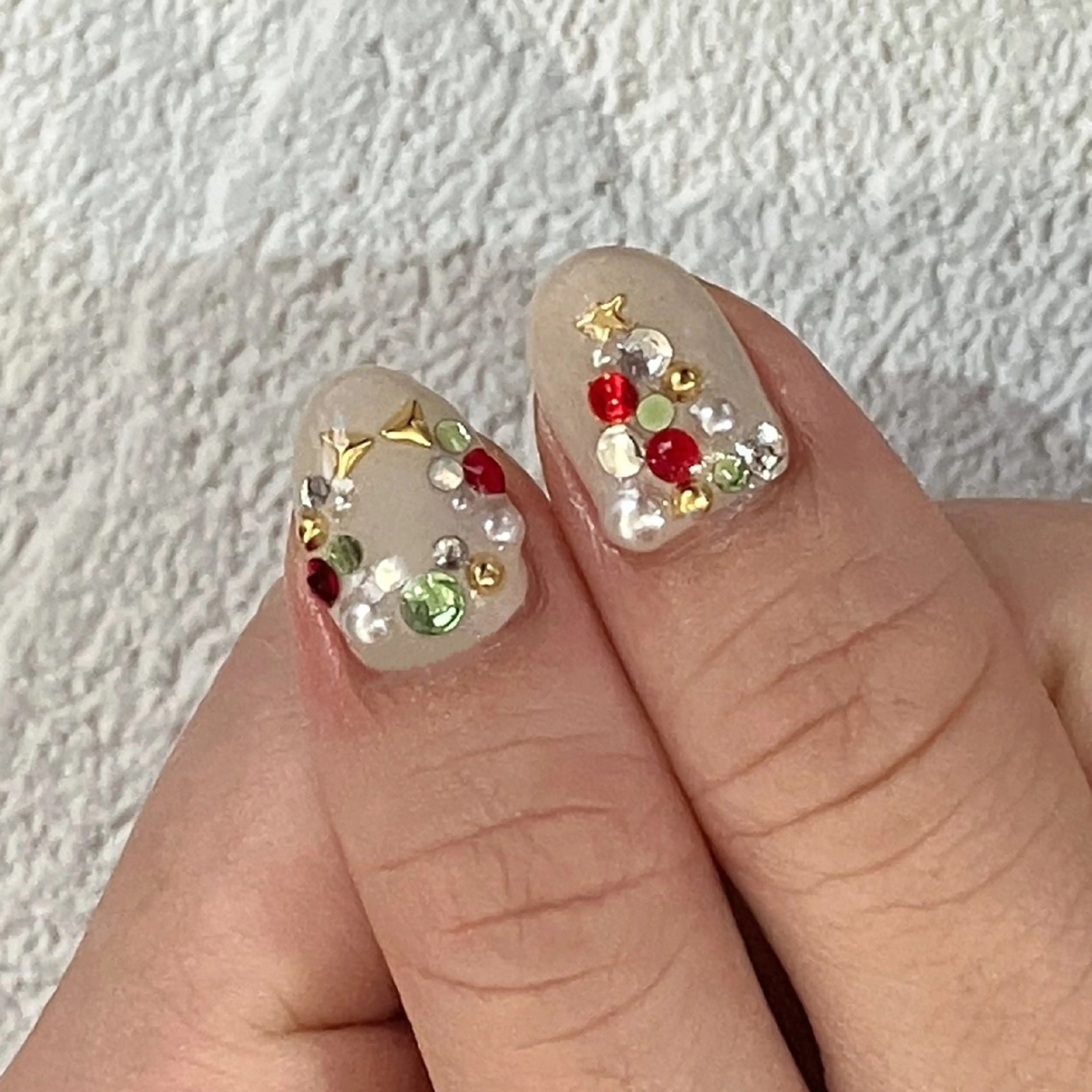 ネイル 冬ネイル クリスマス ハンドネイル felicita服部店所属・felicita fumi♡のネイルデザイン