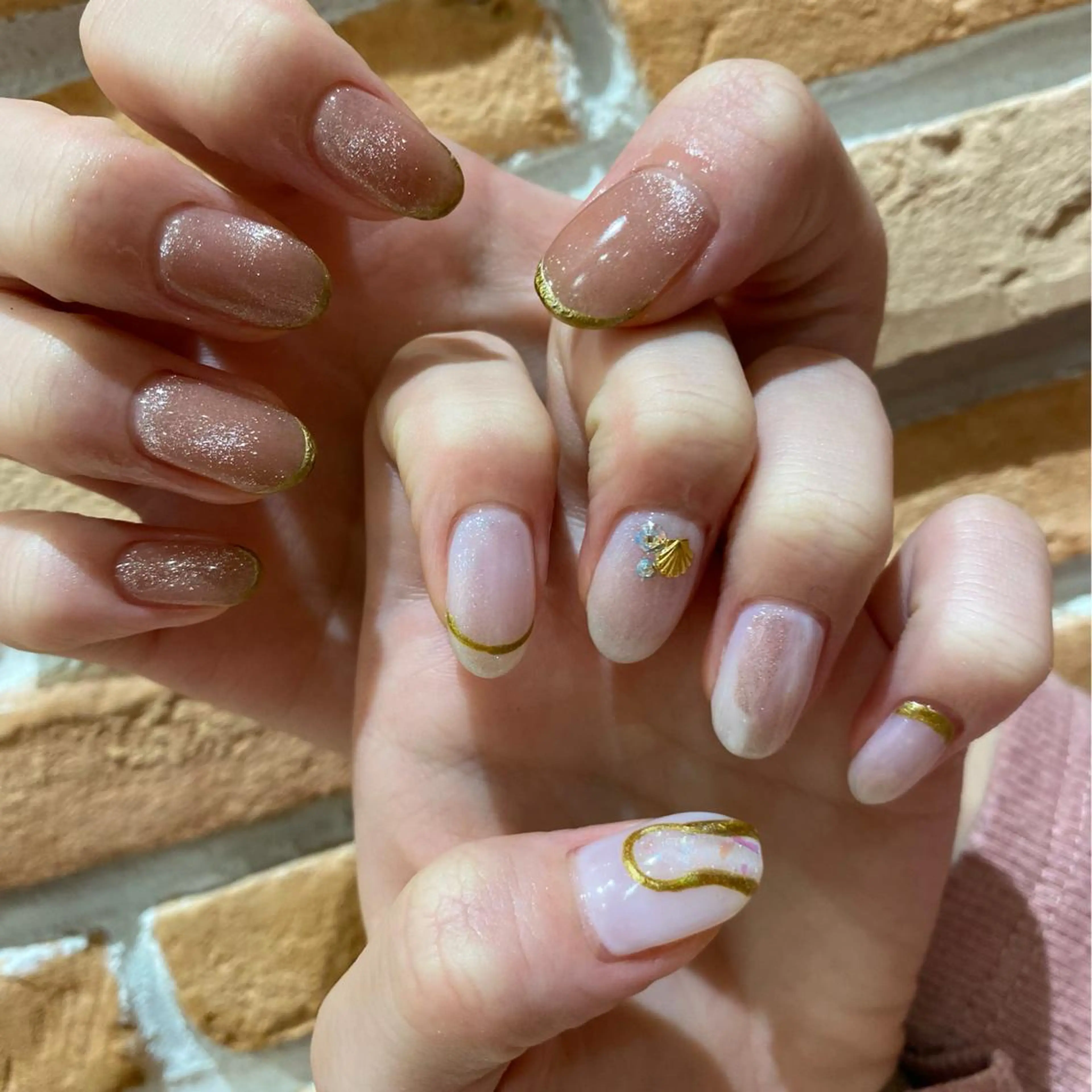 ネイル ハンドネイル Ebina Ryoのネイルデザイン