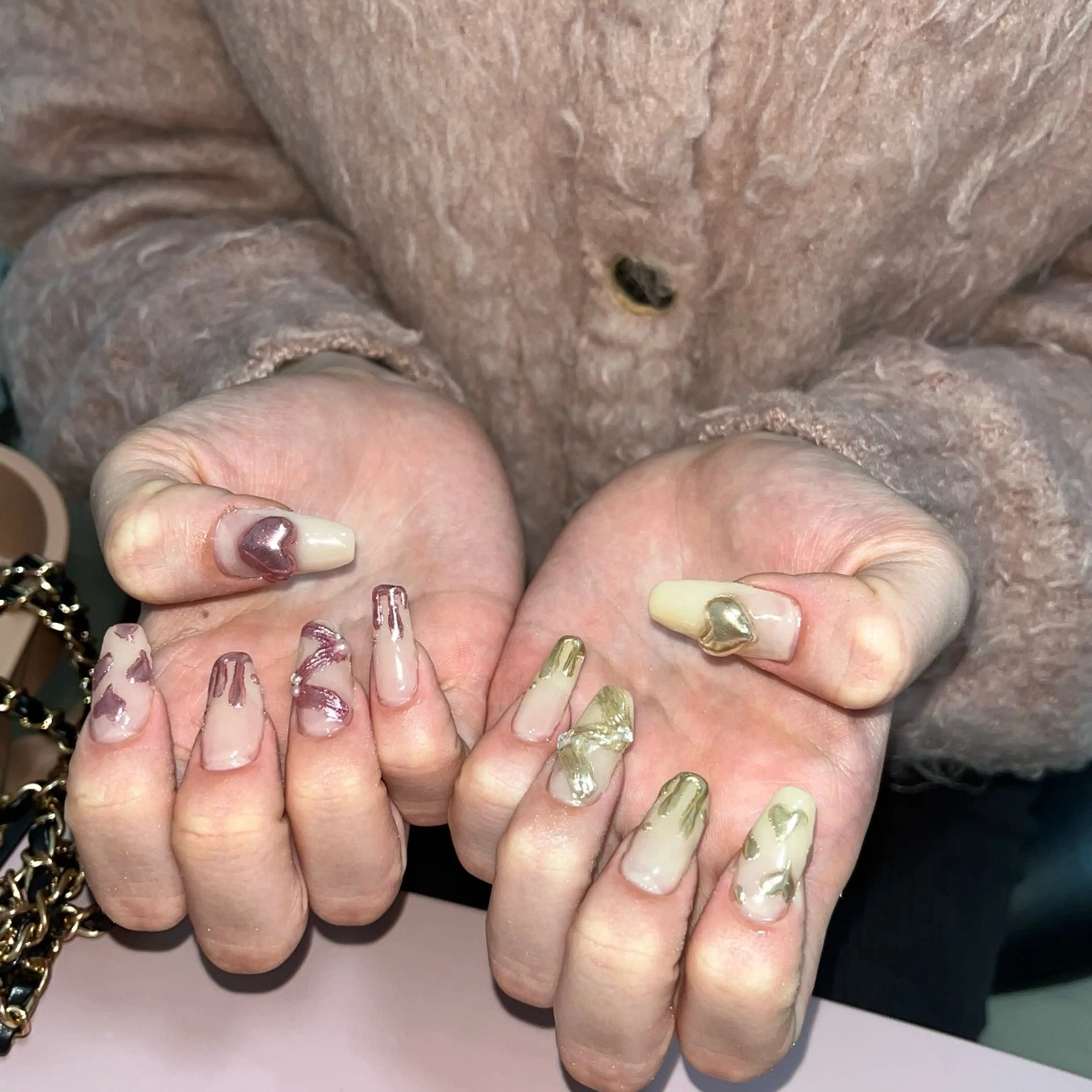 ネイル バレンタイン getting ready nailのネイルデザイン