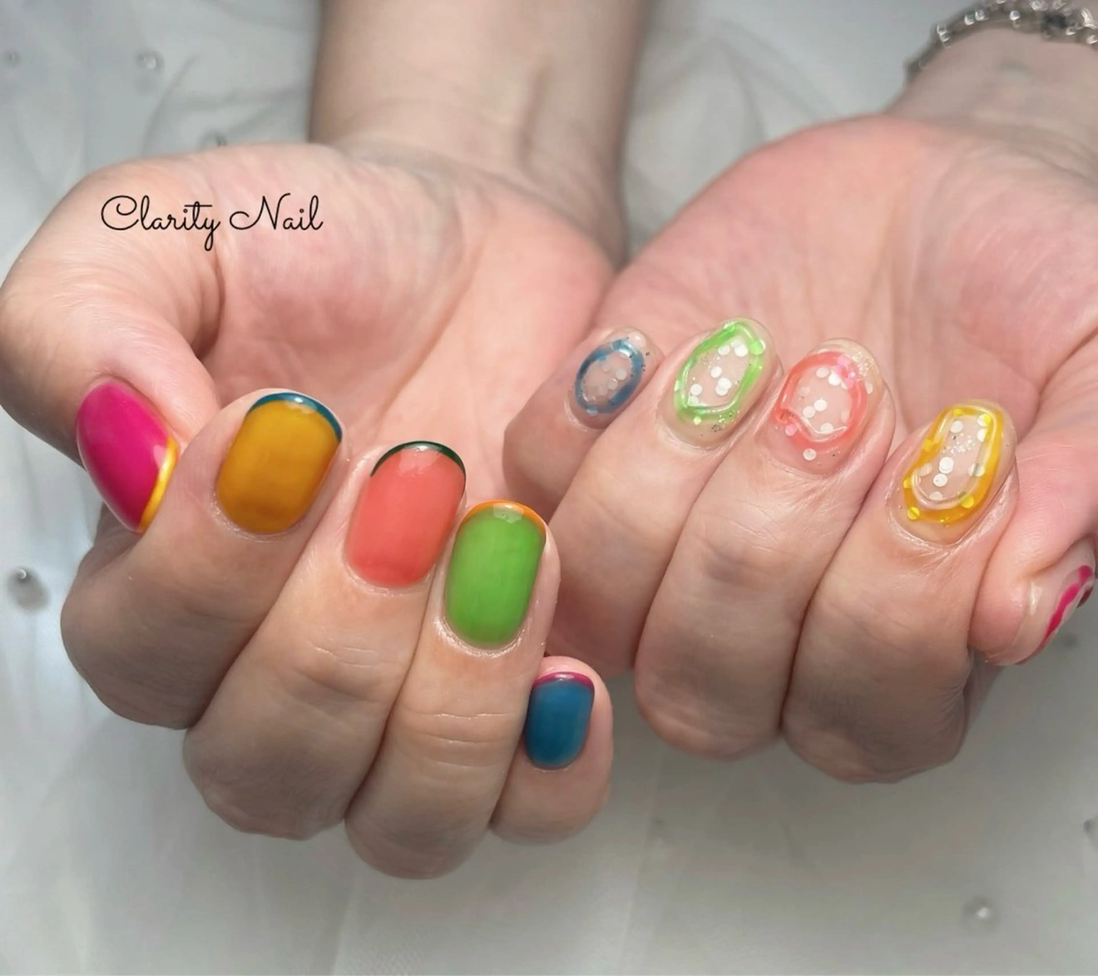 ネイル アートネイル 持ち込み ハンドネイル Clarity Nailのネイルデザイン