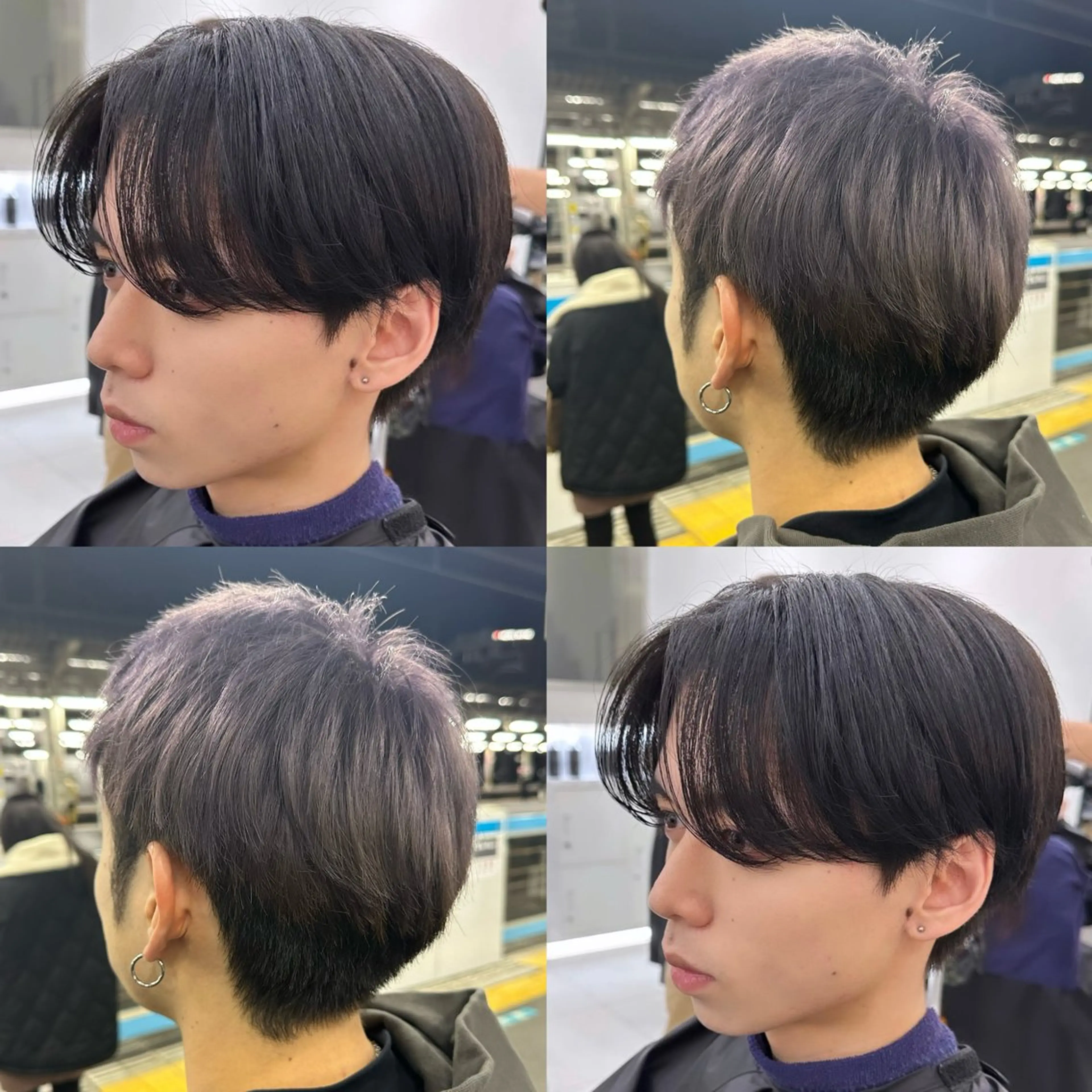 ショート カラー メンズ 🍊暖色/ボブヘア chihiro🌼ོのヘアスタイル