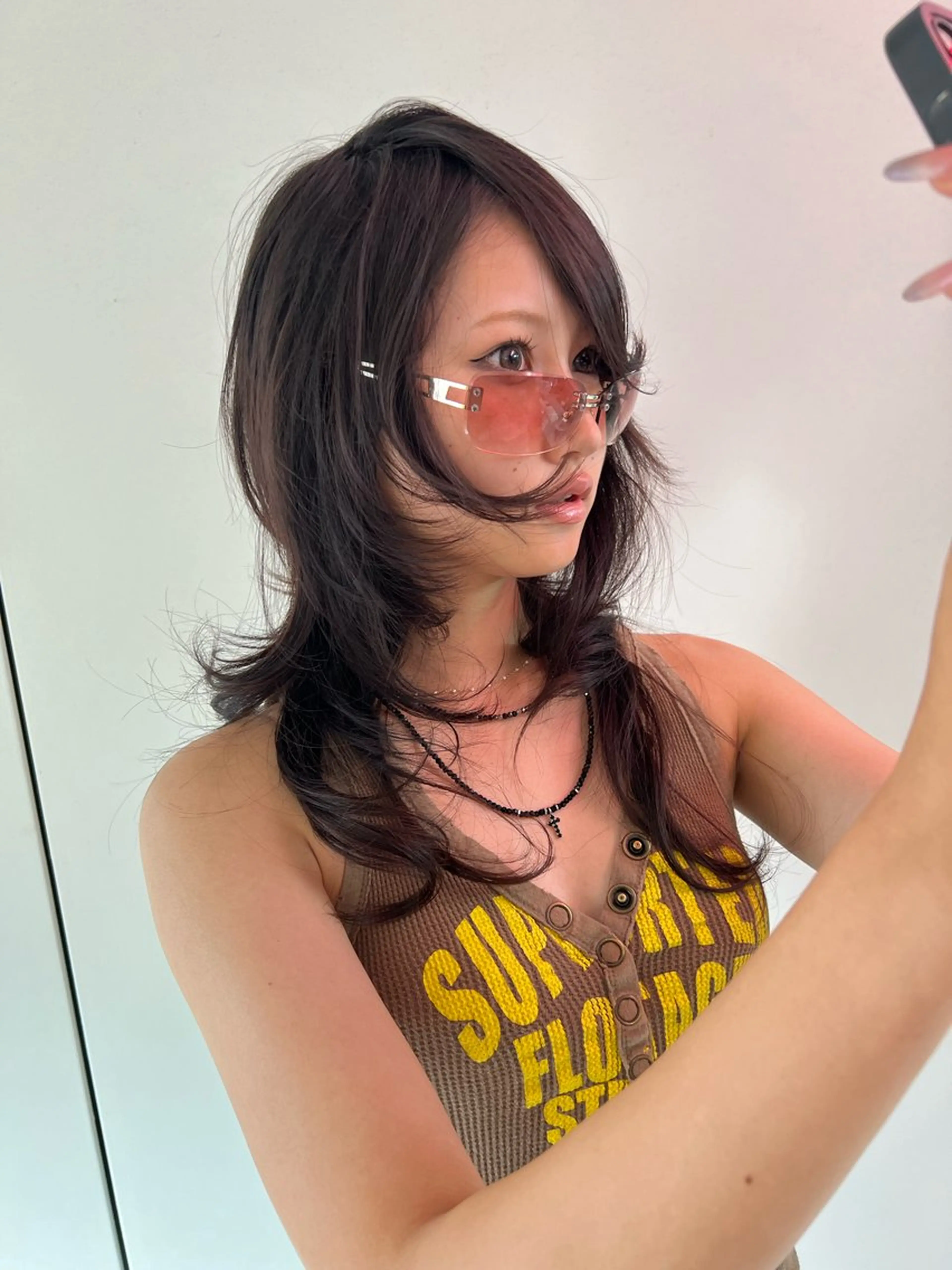 ミディアム カット 💥ウルフカット デザインあんな💥のヘアスタイル