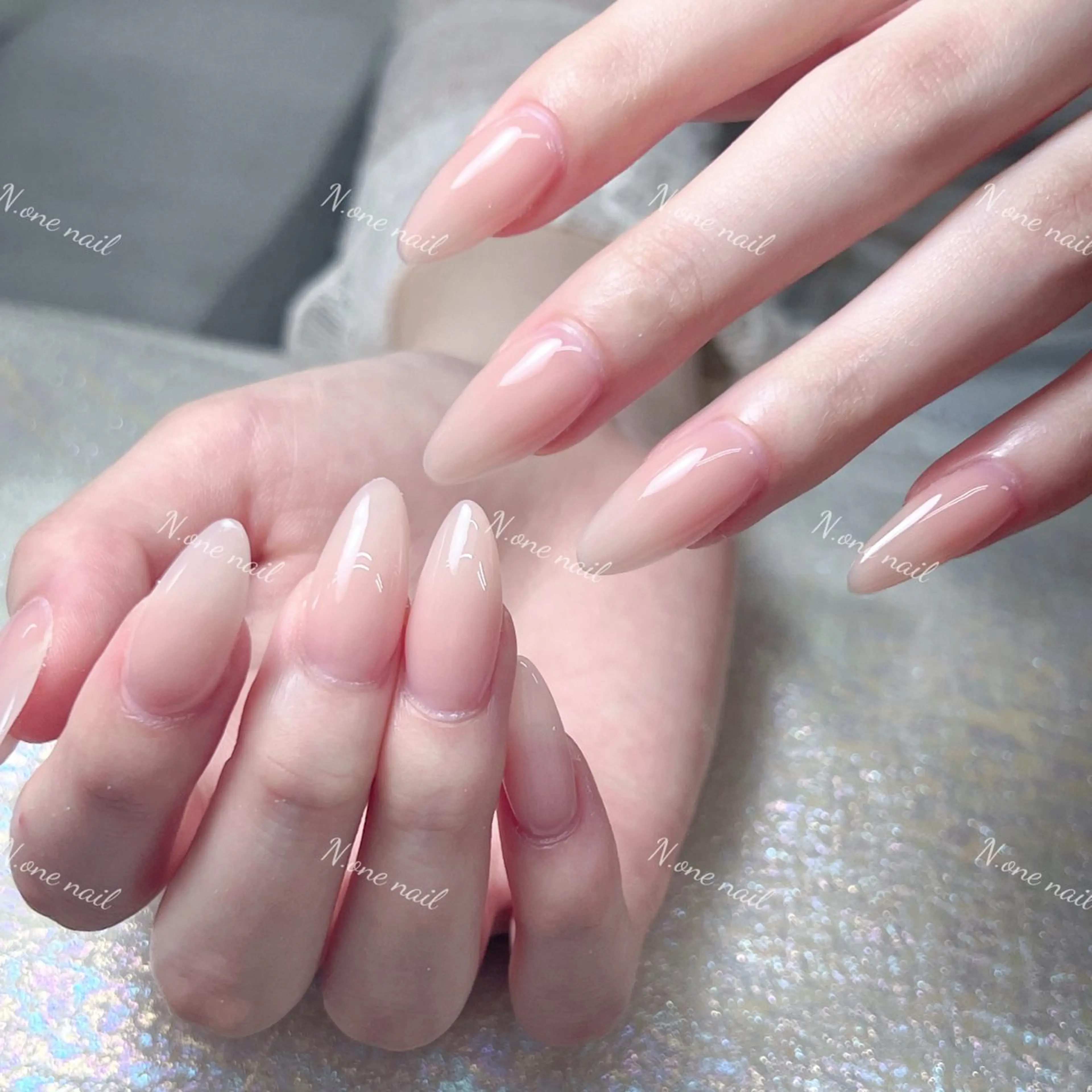 ネイル 長いだし/スカルプ/ パラシェルN.oneのネイルデザイン