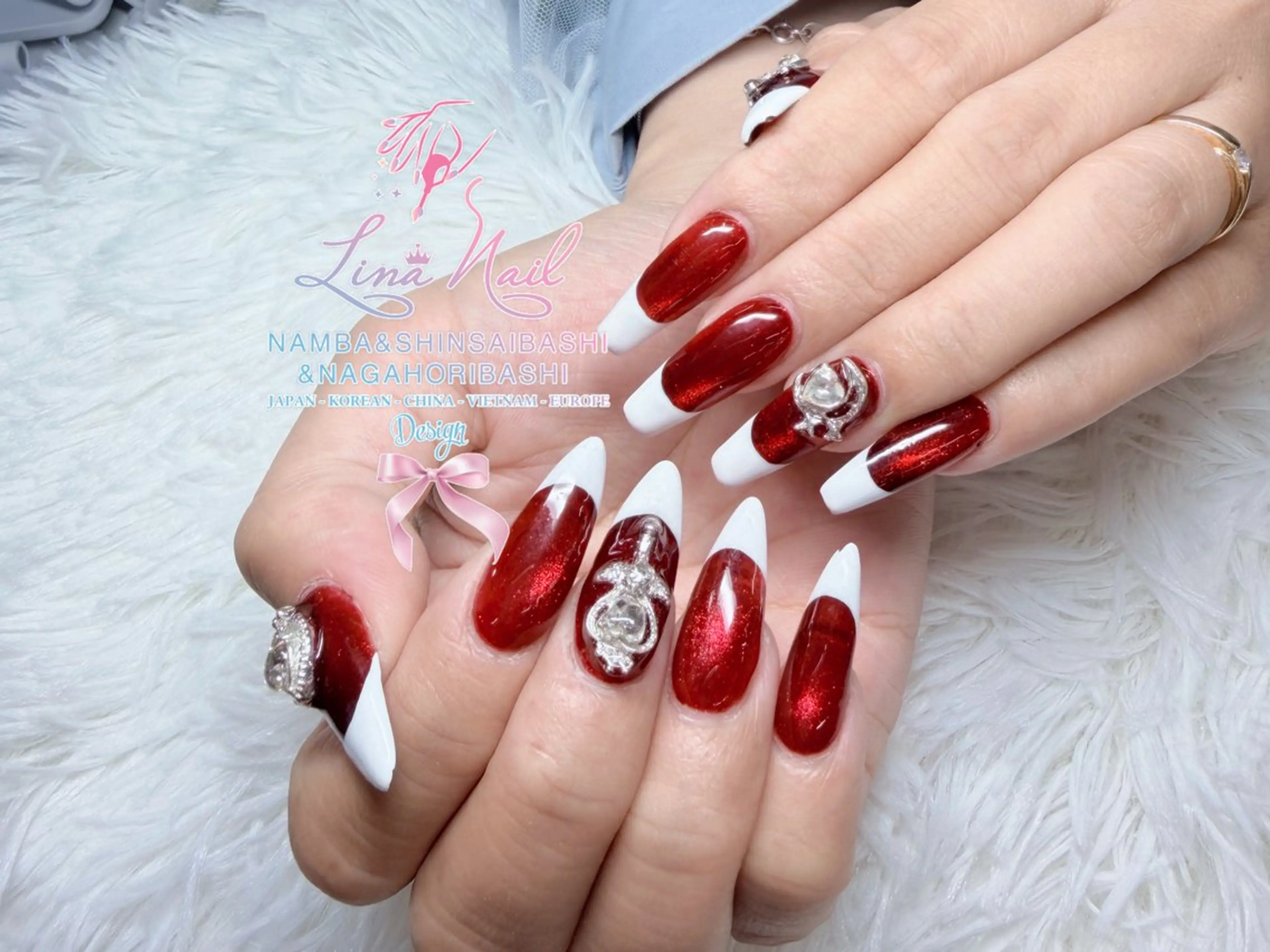 ネイル チークネイル 桜ネイル フラッシュネイル フットネイル ジェルネイル リナネイル 長堀橋店/東心斎橋店のネイルデザイン