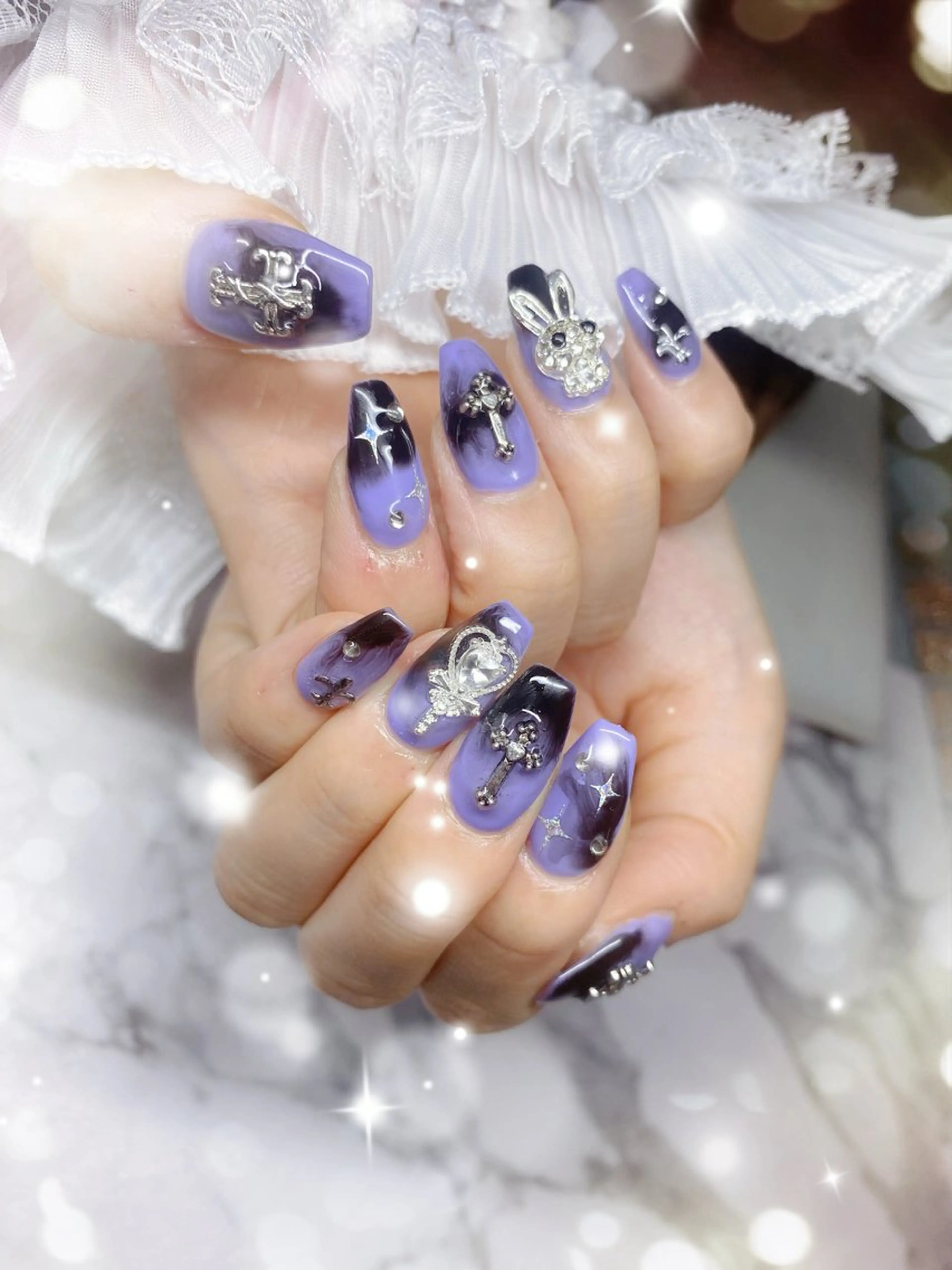 ネイル ネイルチップ ハンドネイル ハンドケア Hi Beauty 渋谷(ネイル、ハイパーナイフ6、脂肪れいきゃく、マッサージ＆エステサロン)所属・Hi beauty 渋谷のネイルデザイン
