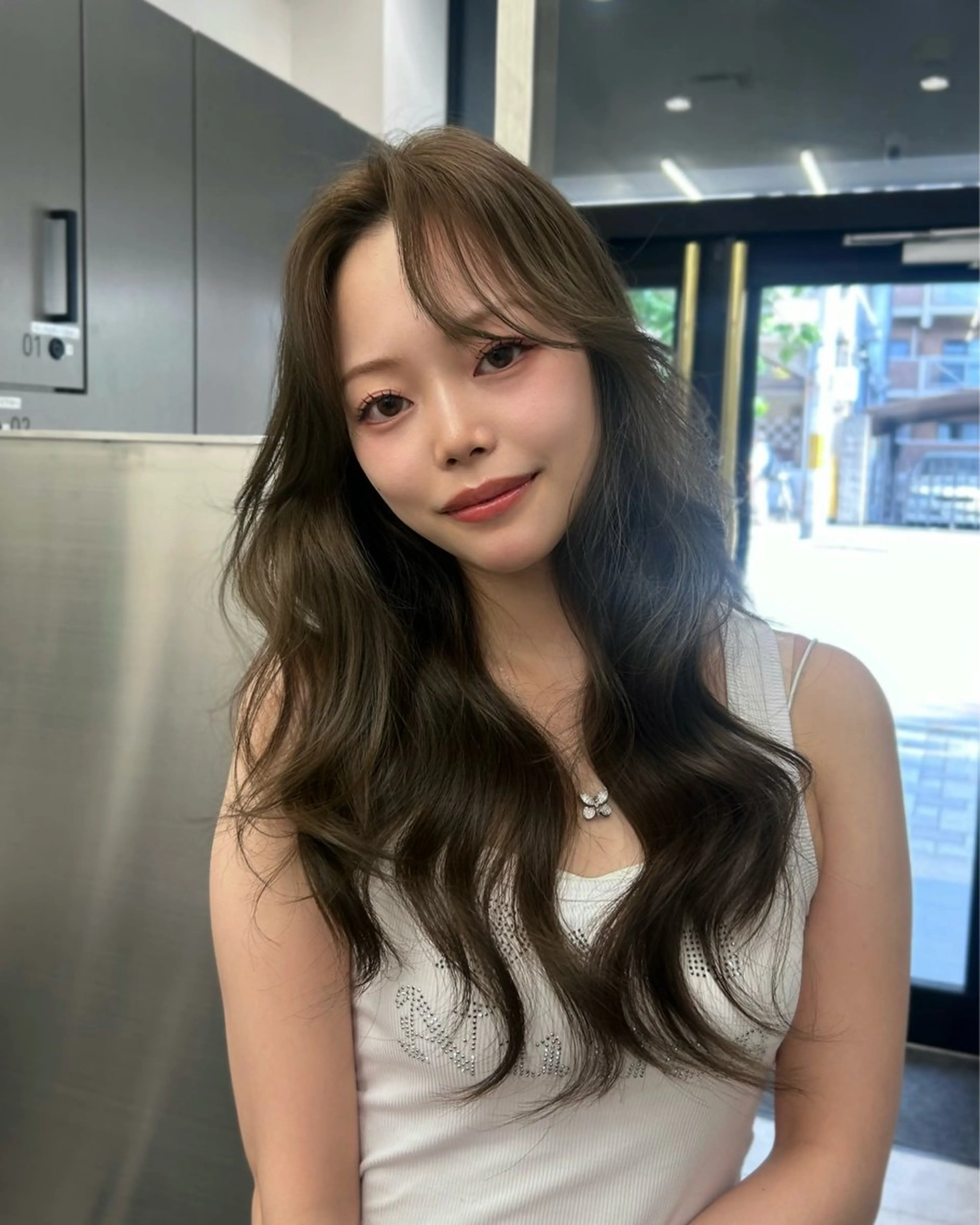 ロング レイヤーカット カット ヘアカラー 大人レイヤー/艶髪 🇺🇸TOMONAのヘアスタイル
