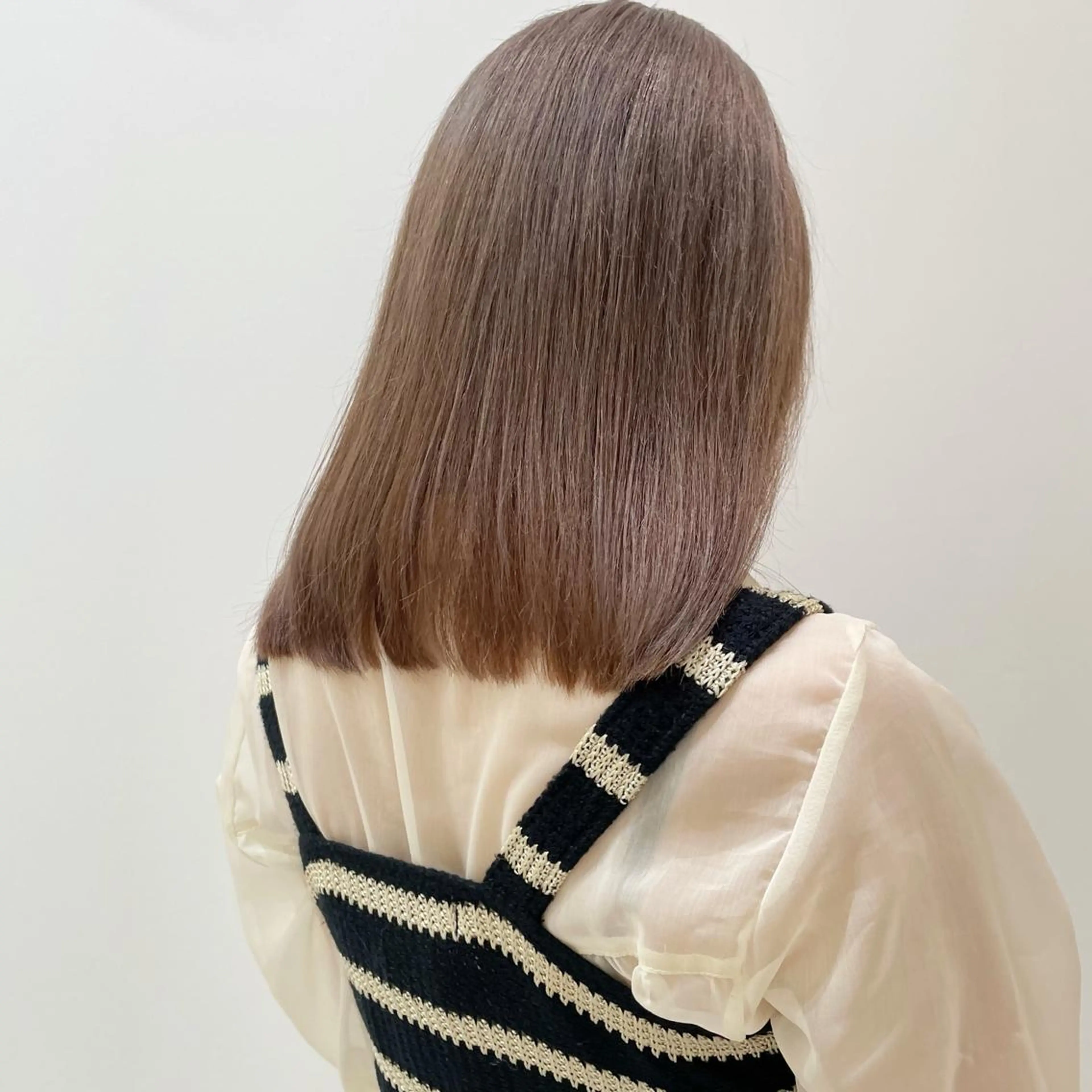 ミディアム 髪質改善 トリートメント ヘアカラー 透明感カラー🌿 CARICIA三浦のヘアスタイル
