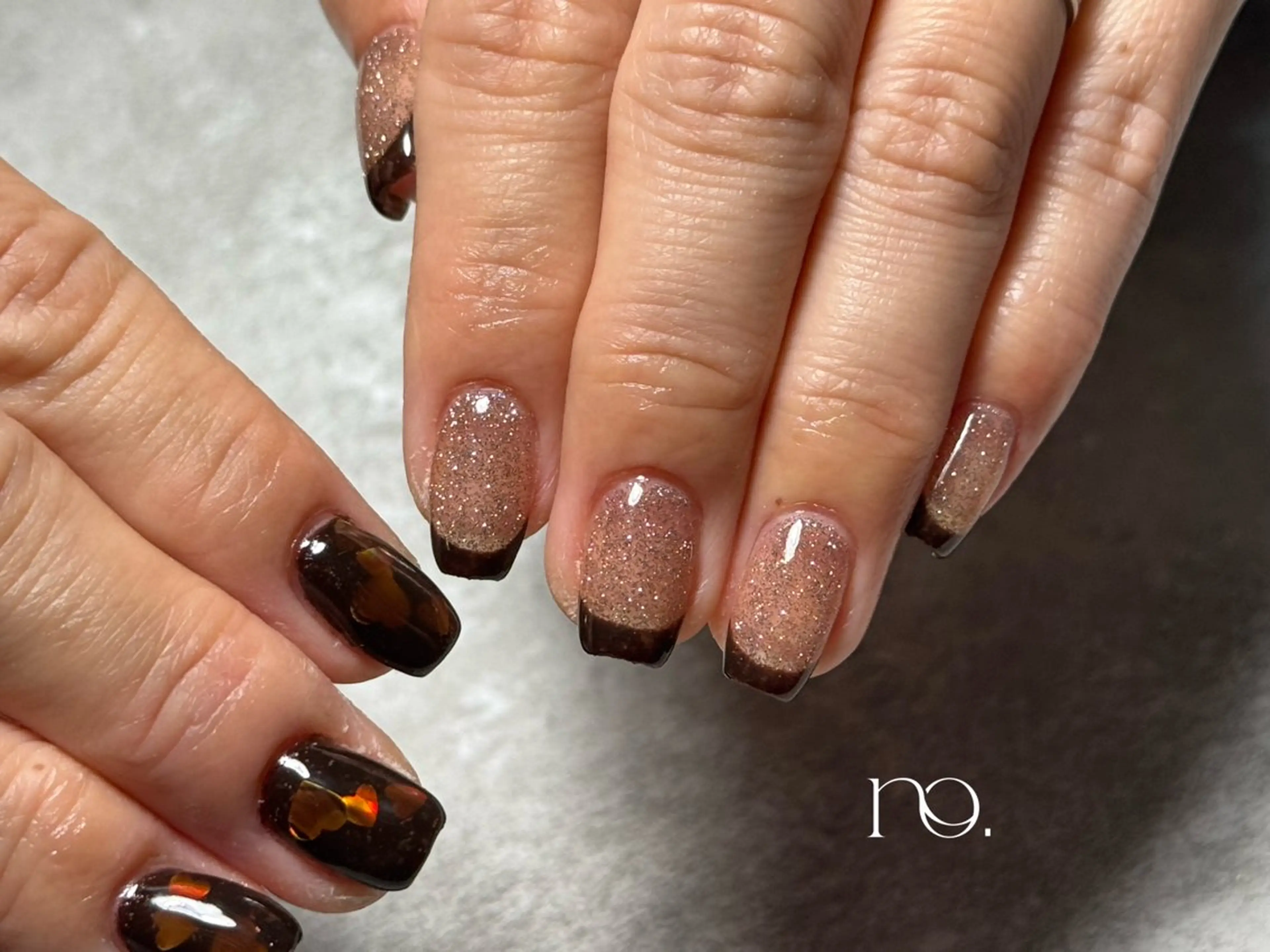 ネイル アートネイル フレンチネイル ハンドネイル noé. private salon所属・noé. プライベートサロンのネイルデザイン