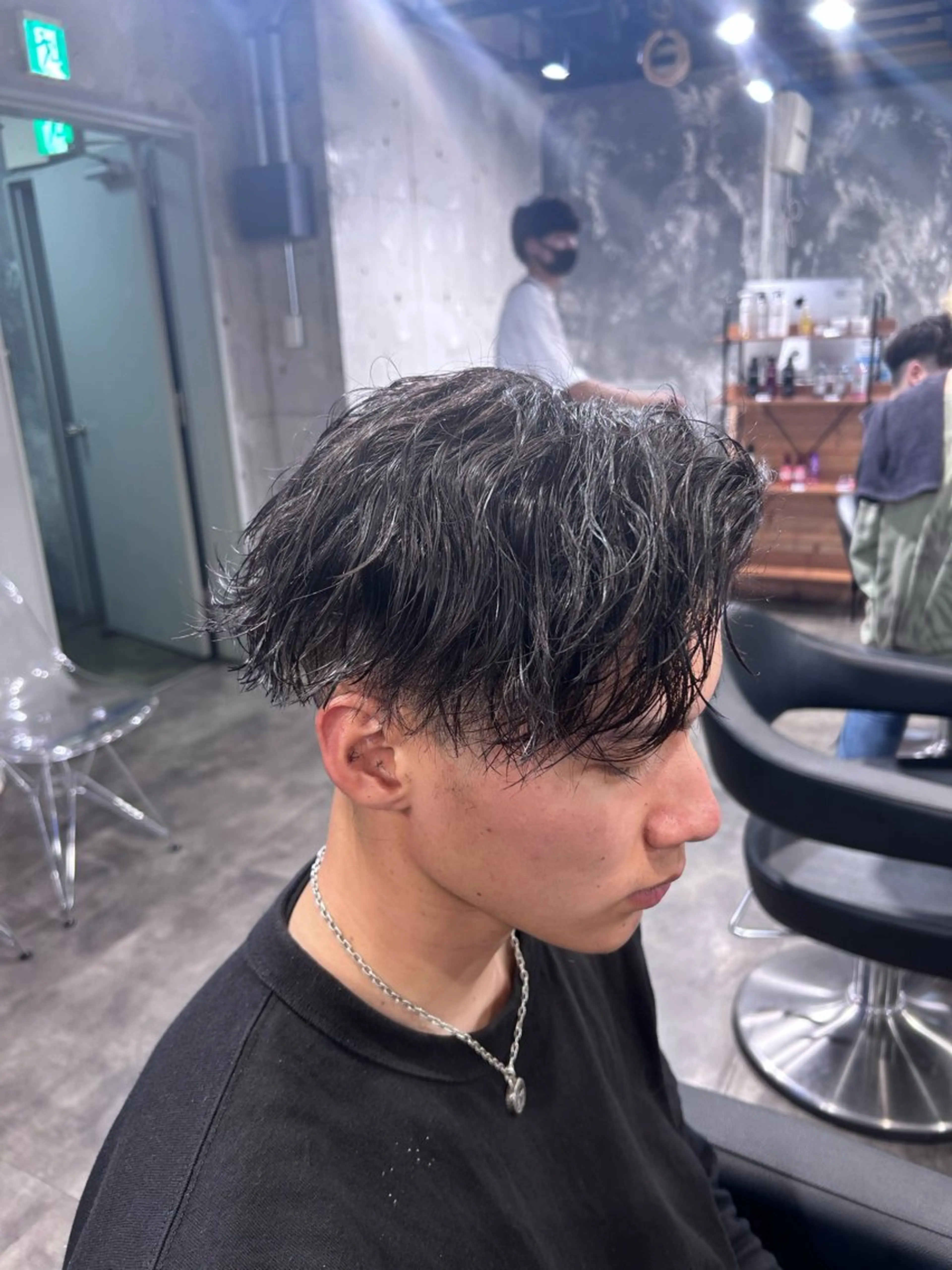 メンズ メンズパーマ カット パーマ メンズ特化美容師 💠チナツのヘアスタイル
